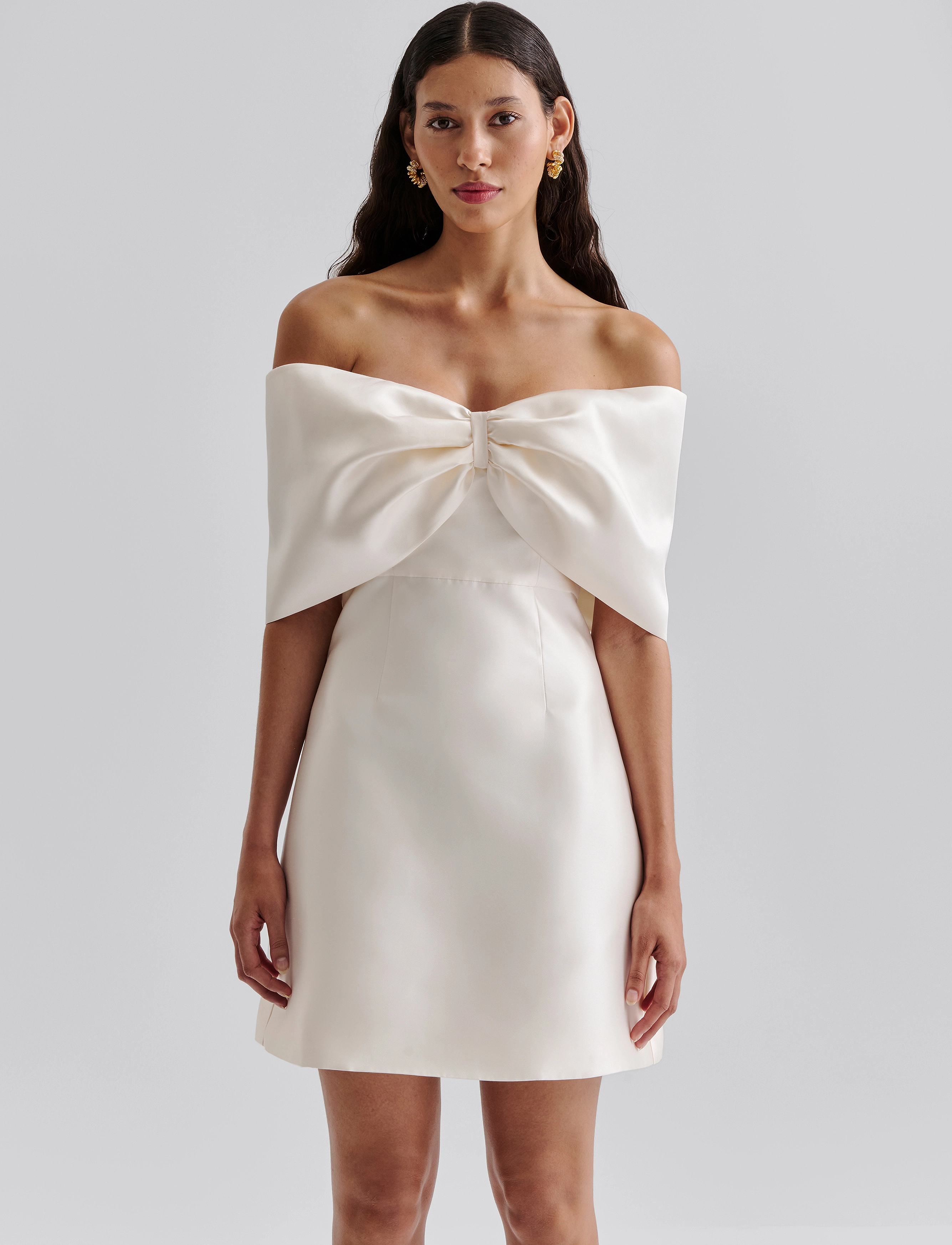 Malina - Lilia Mini dress - ivory - 3