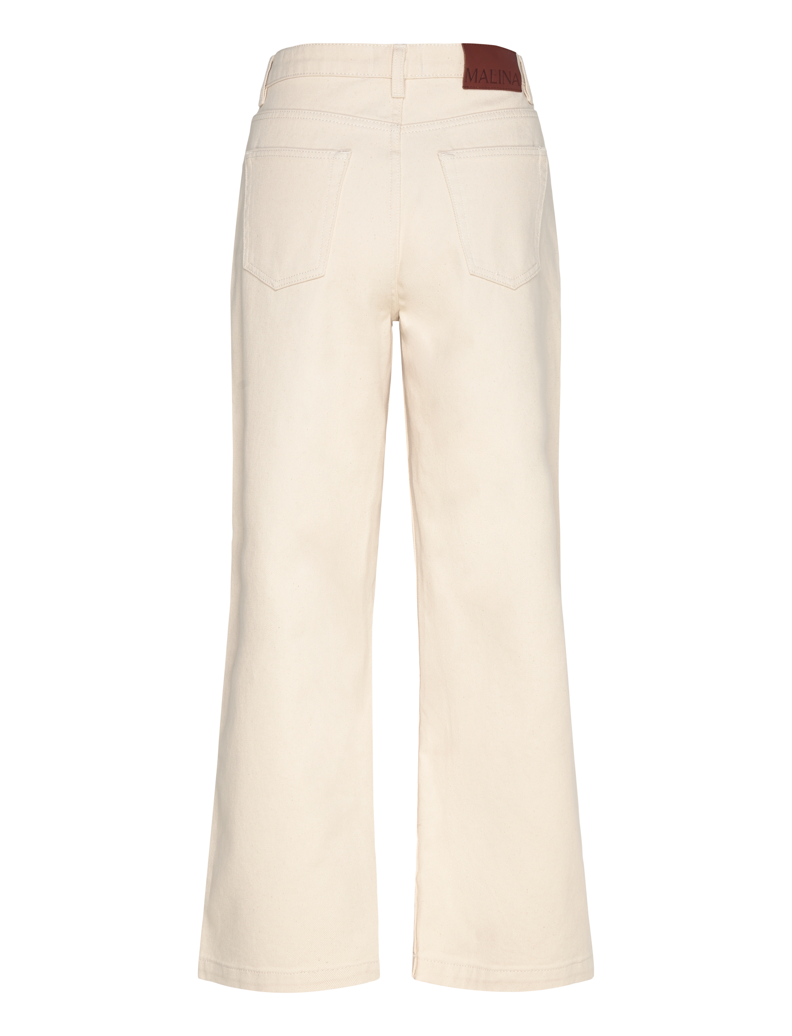 Malina - Matilda slouchy mid rise wide jeans - hosen mit weitem bein - cream - 2