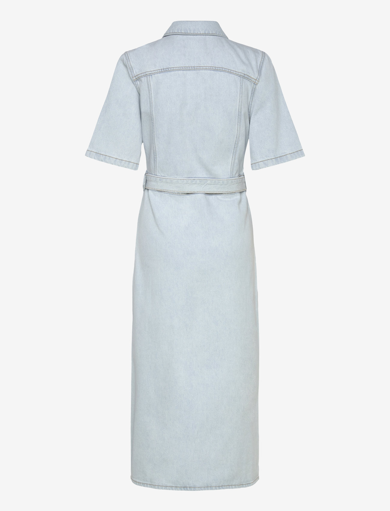 Malina - Eudora denim midi dress - light blue wash - 2