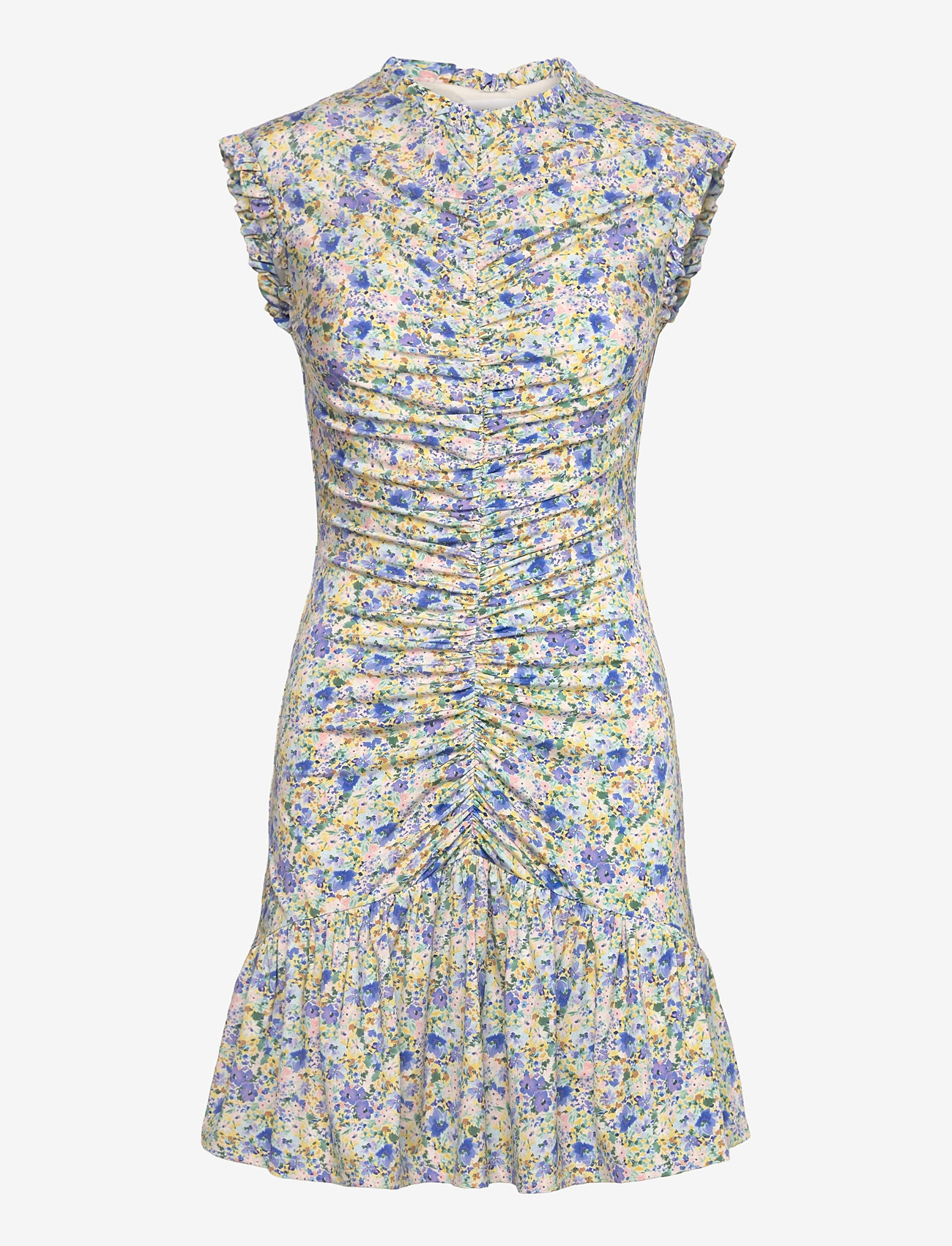 Malina - Agnes draped jersey mini dress - sommarklänningar - ditsy - 1