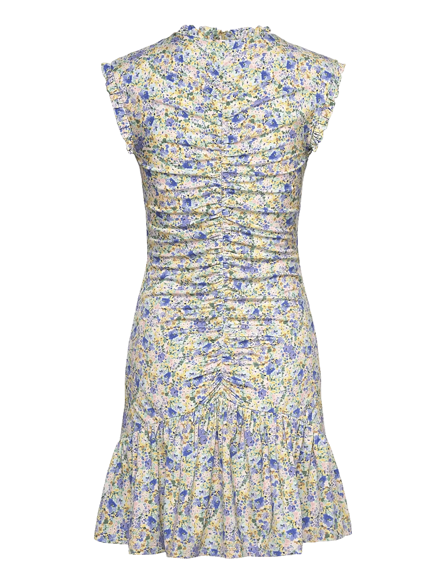 Malina - Agnes draped jersey mini dress - suvekleidid - ditsy - 2