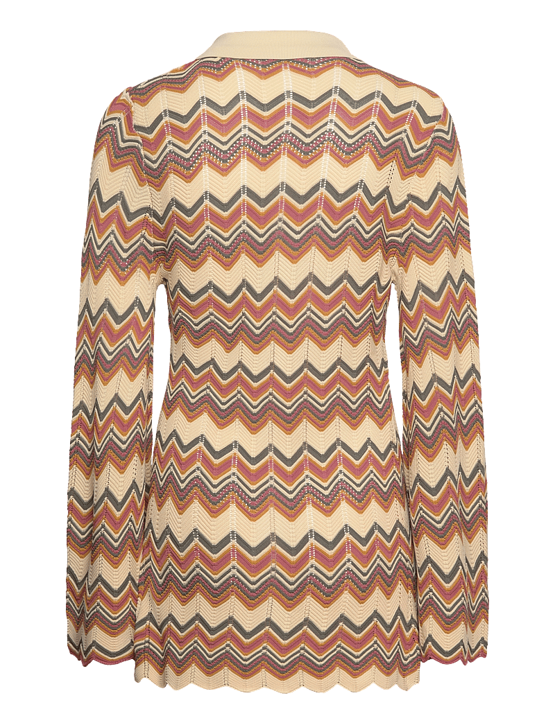 Malina - Linnea fitted knitted cardigan - neuleet - multi - 2