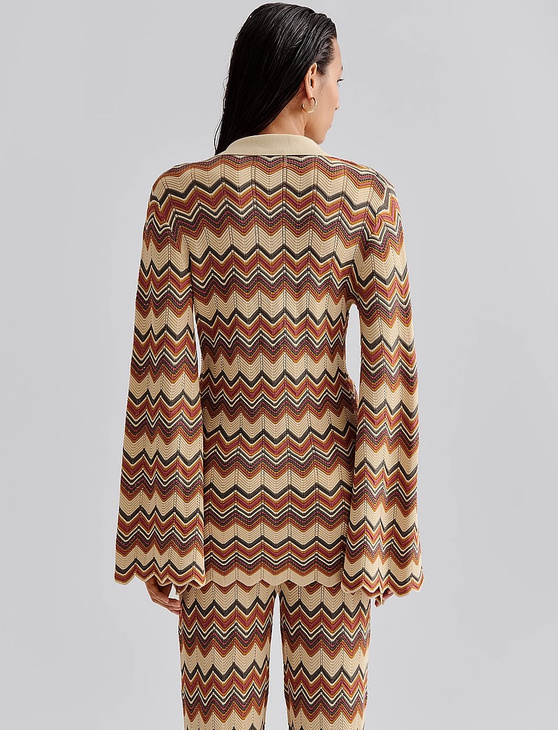 Malina - Linnea fitted knitted cardigan - neuleet - multi - 3