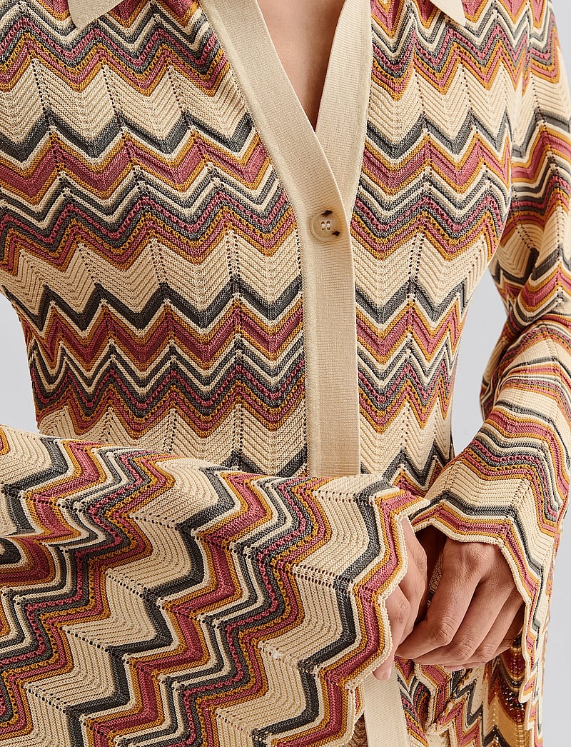 Malina - Linnea fitted knitted cardigan - neuleet - multi - 5