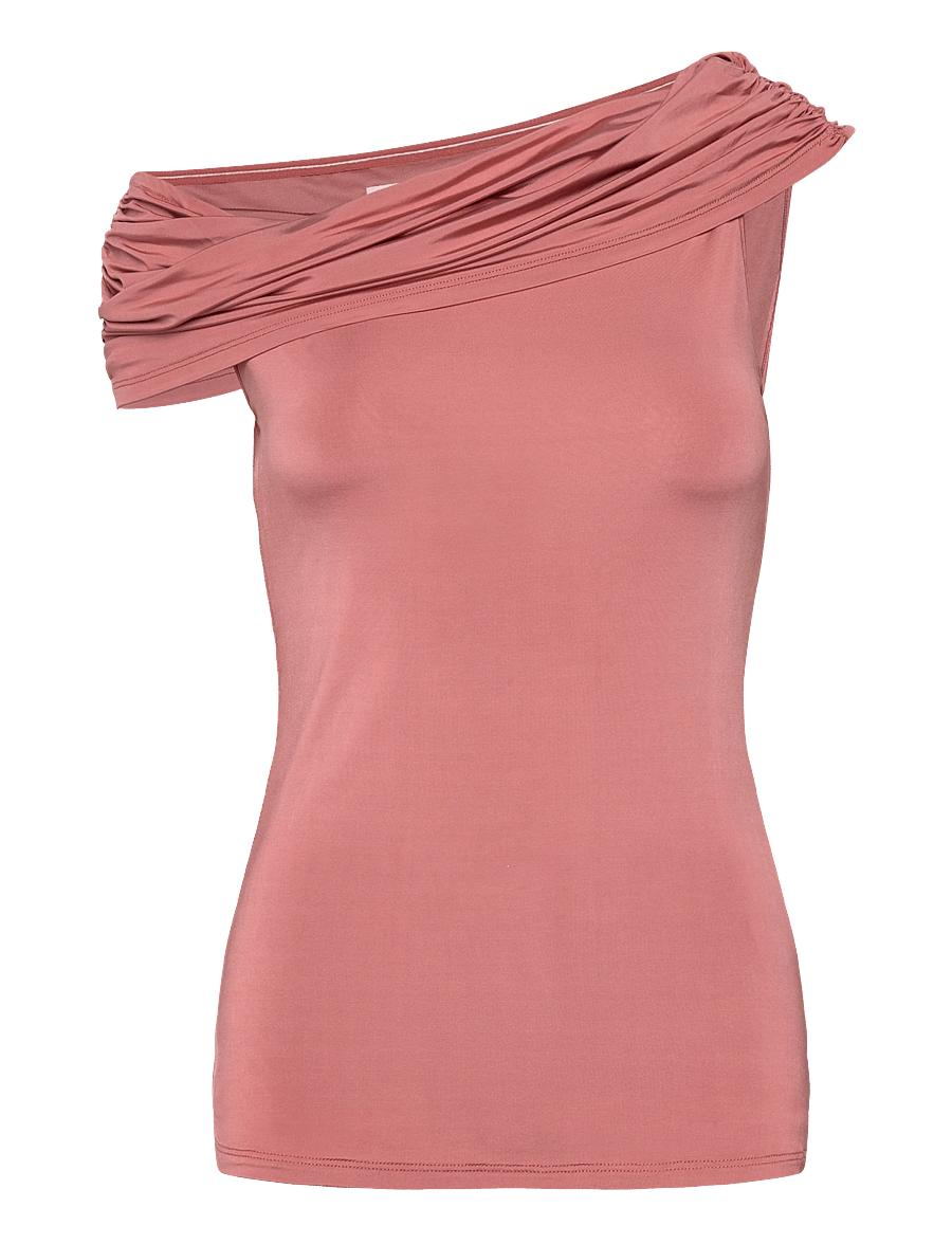 Malina - Ariel jersey off shoulder top - Ärmellose tops - terracotta - 1