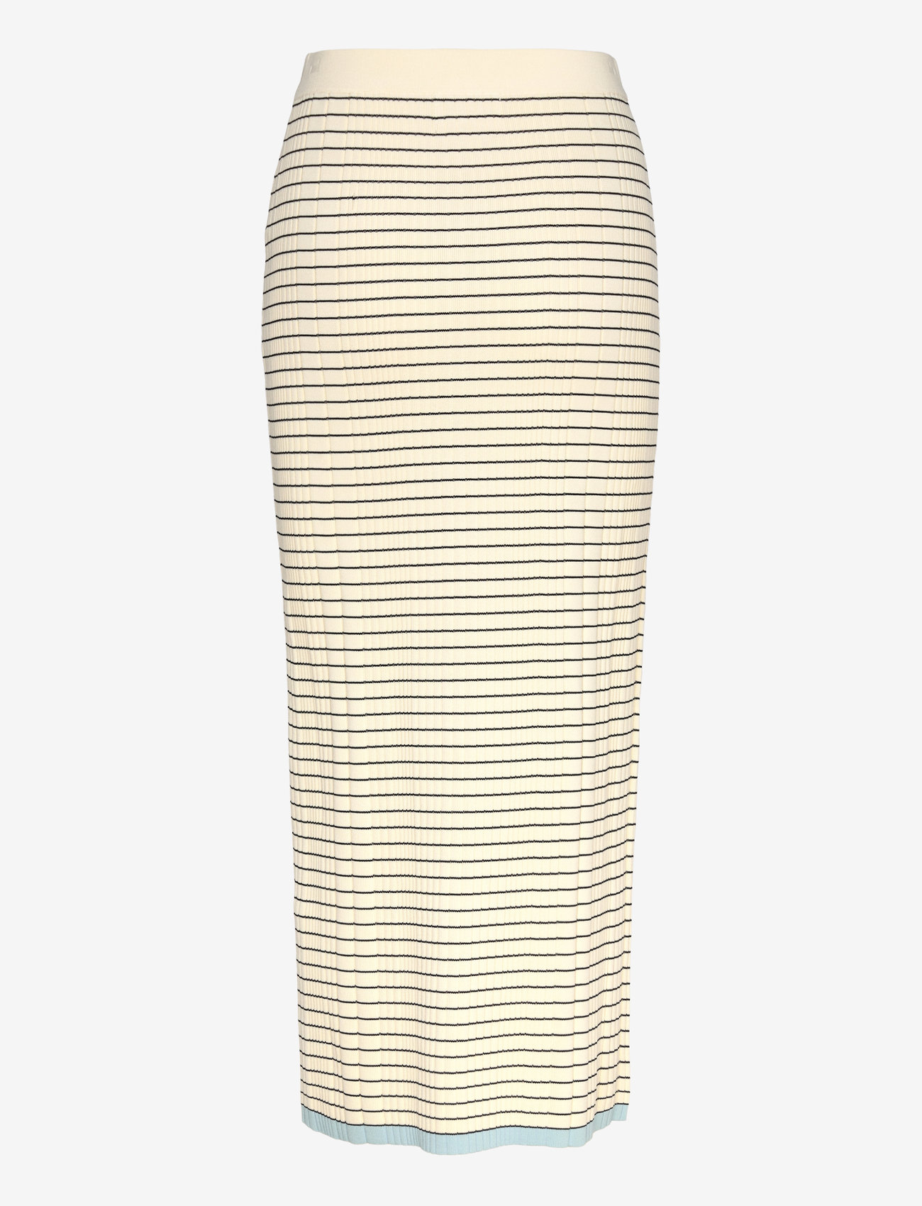 Malina - Katya knitted maxi skirt - kootud seelikud - black stripe - 2