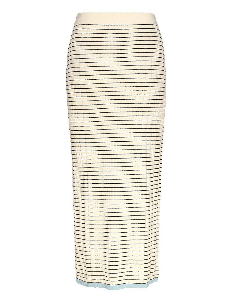 Malina - Katya knitted maxi skirt - kootud seelikud - black stripe - 2