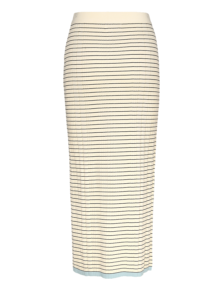 Malina - Katya knitted maxi skirt - strickröcke - black stripe - 2