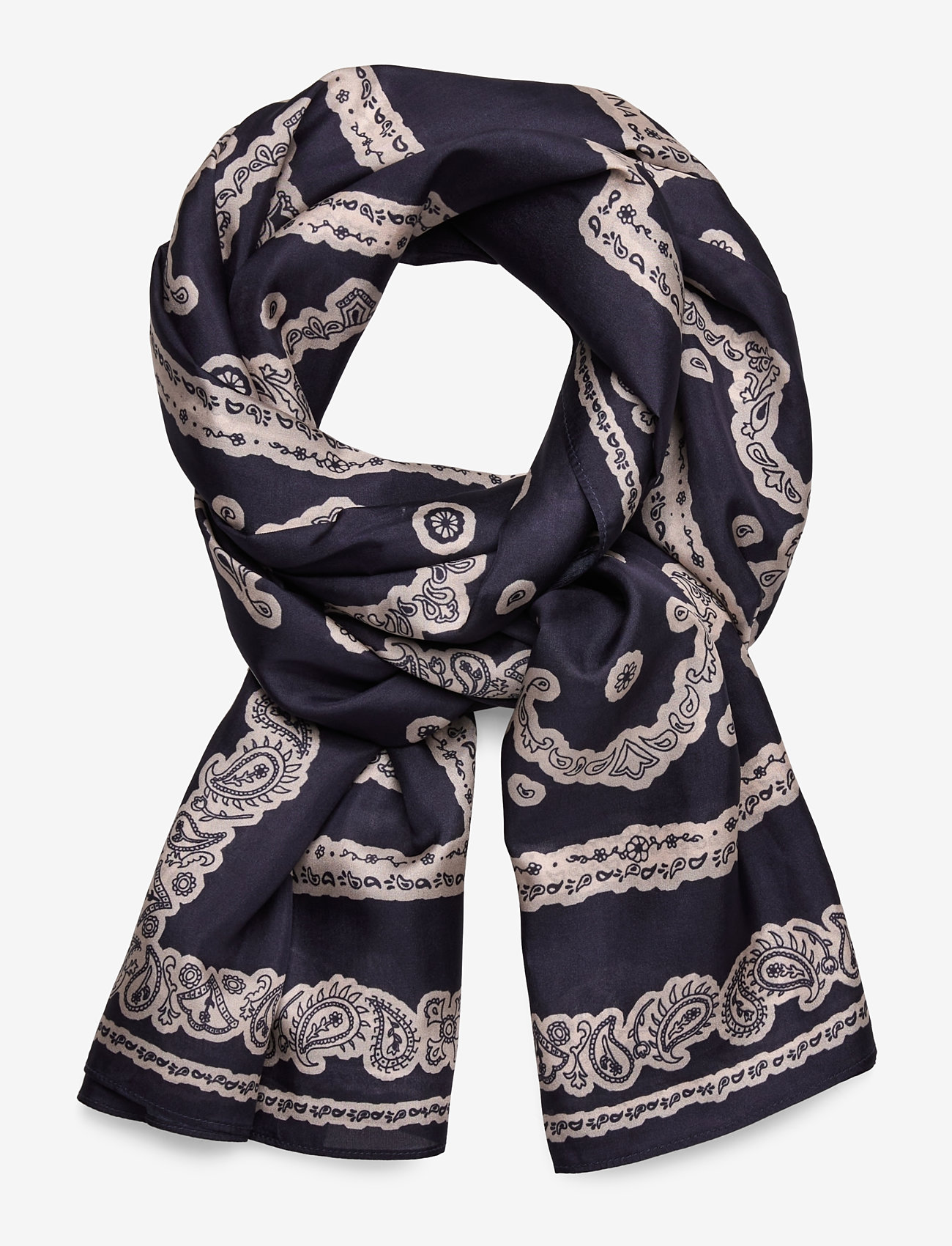 Malina - Beach silk pareo - bandana - 1