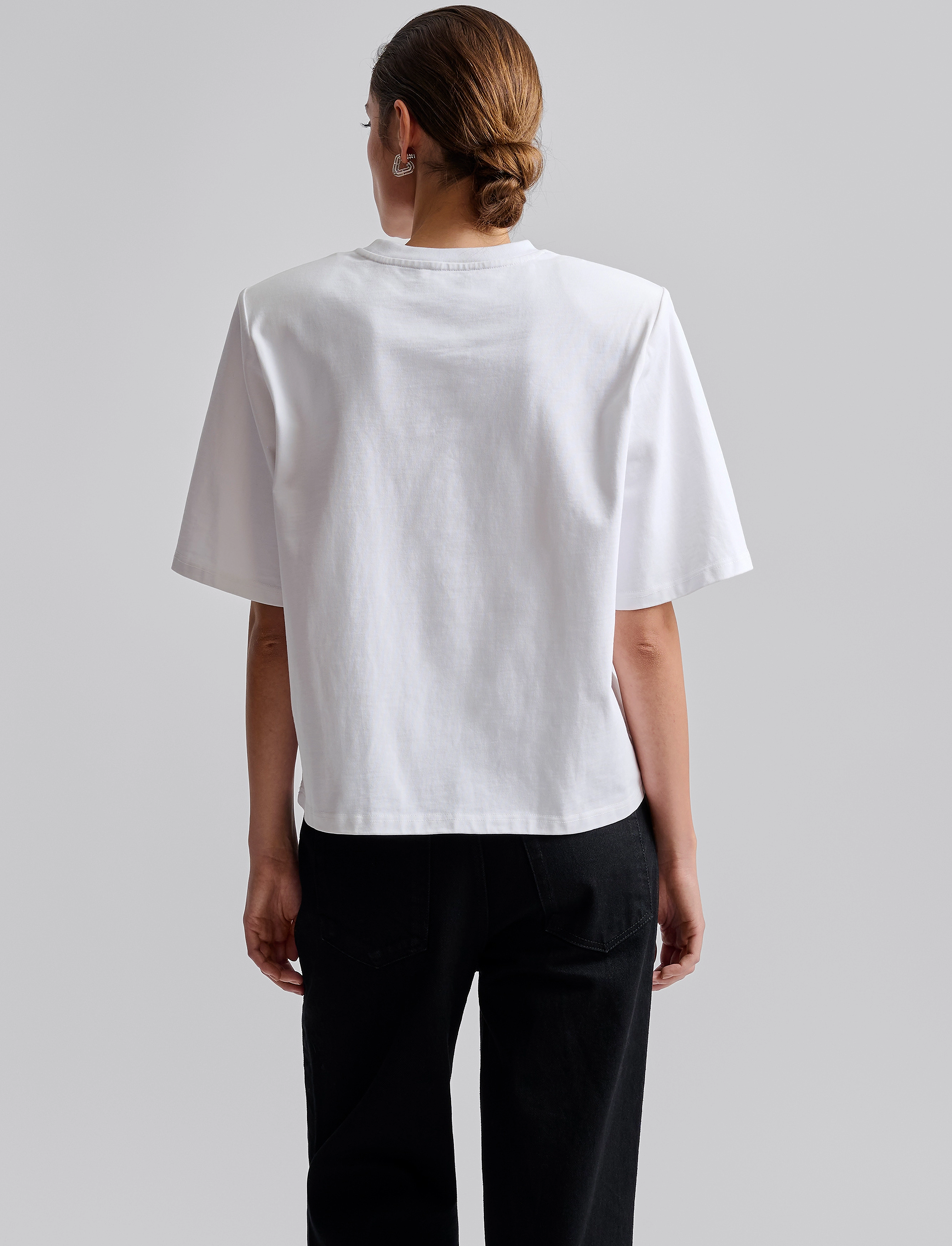Malina - Malina Boxy T-shirt - white - 3