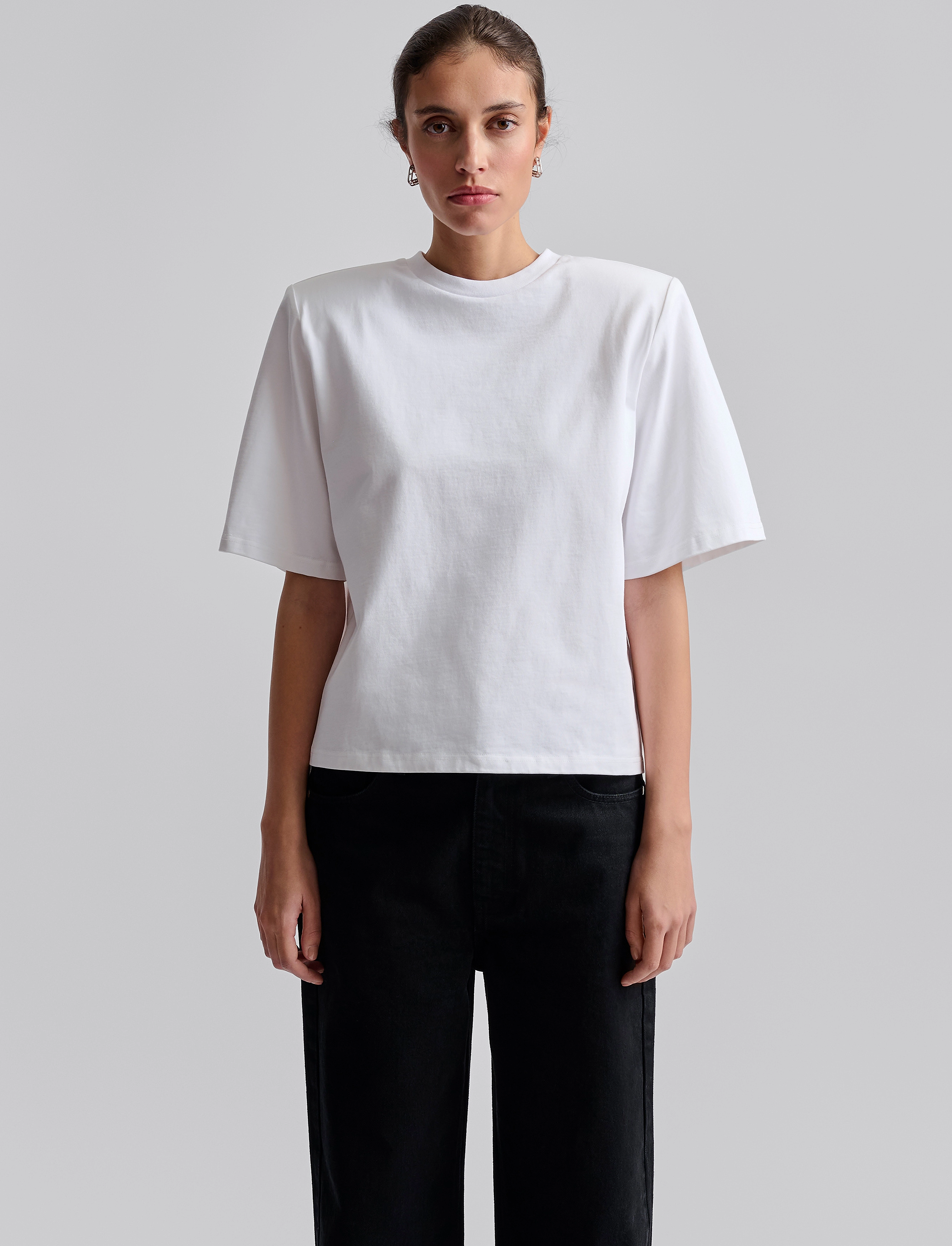 Malina - Malina Boxy T-shirt - white - 4