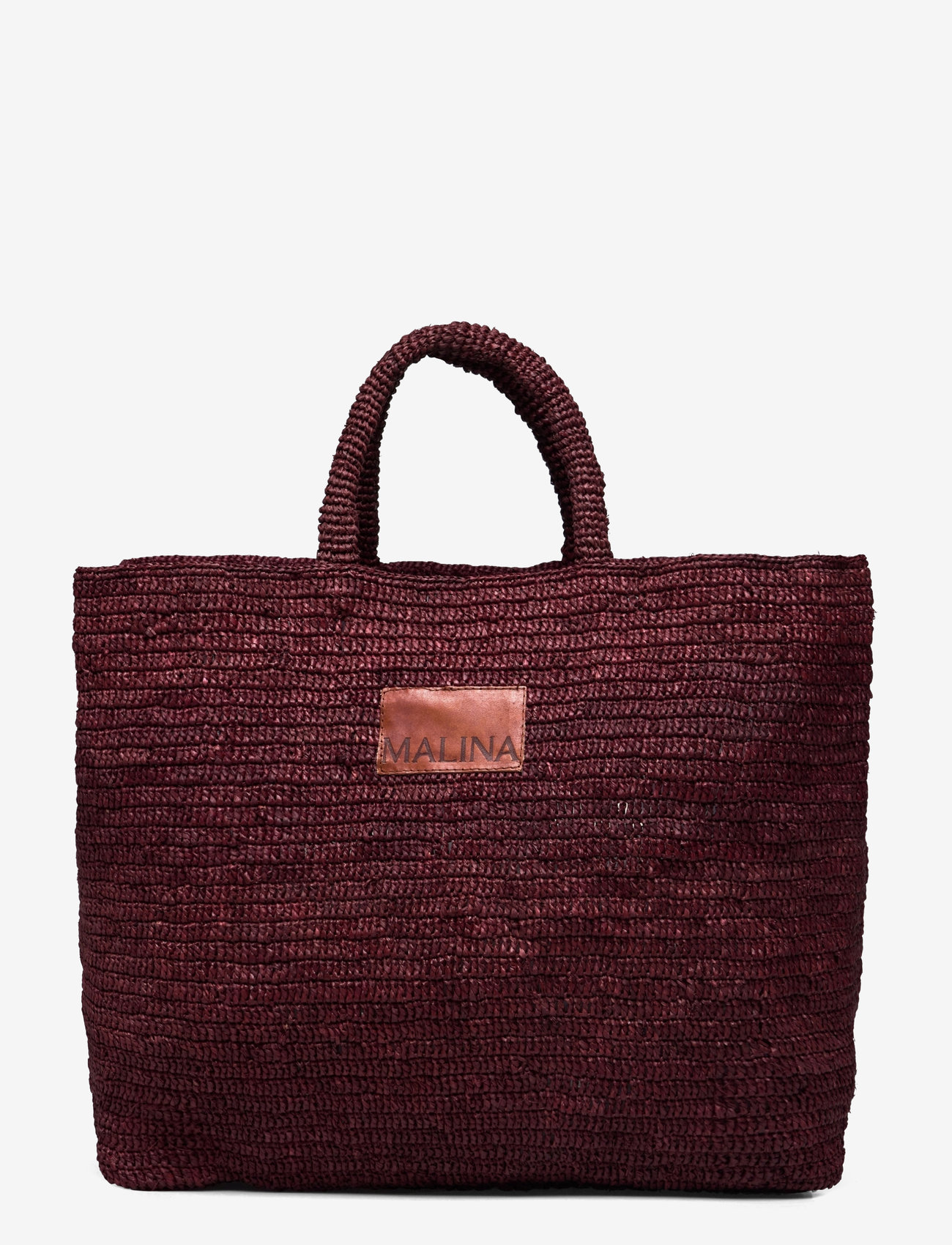 Malina - Elsya raffia tote bag - shoppers - terracotta - 1