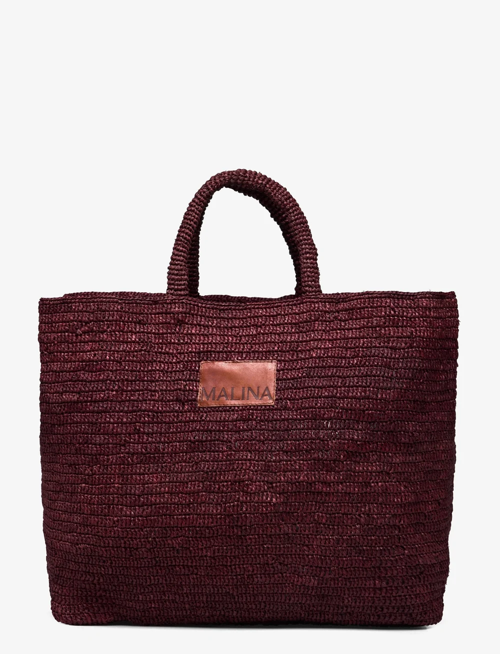 Malina - Elsya raffia tote bag - shoppers - terracotta - 1
