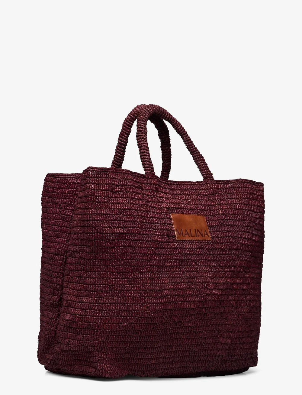 Malina - Elsya raffia tote bag - shoppers - terracotta - 3