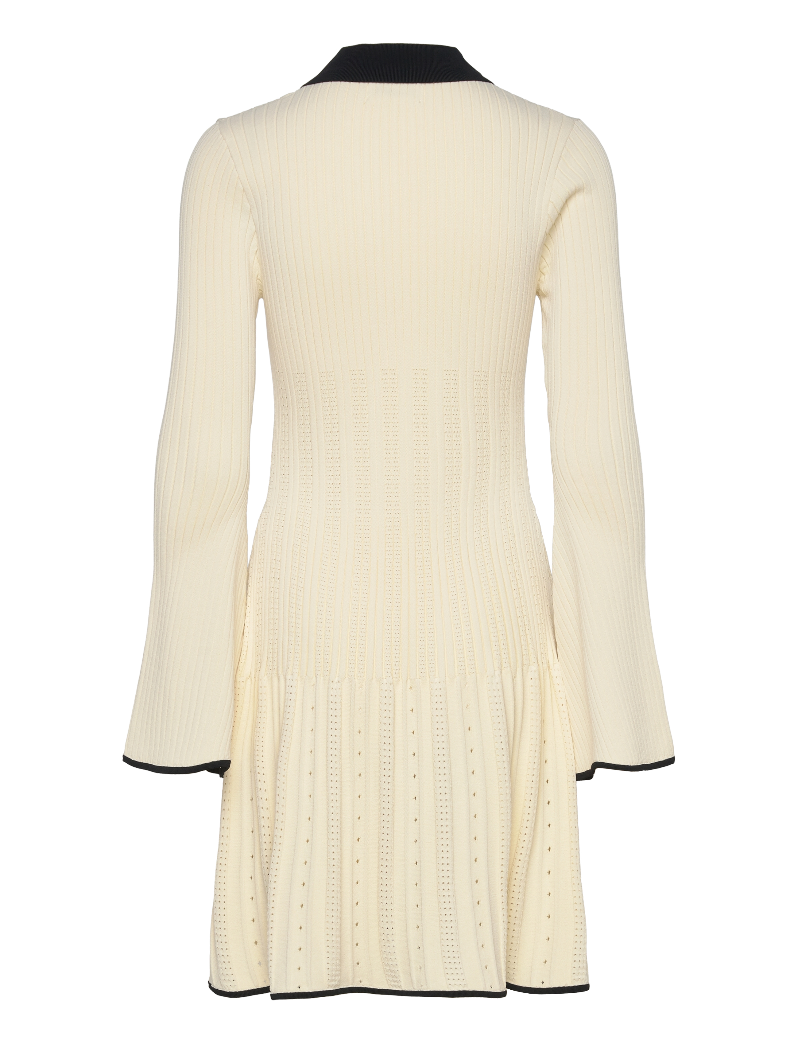 Malina - Sabine pike knitted mini dress - strikkjoler - vanilla - 2