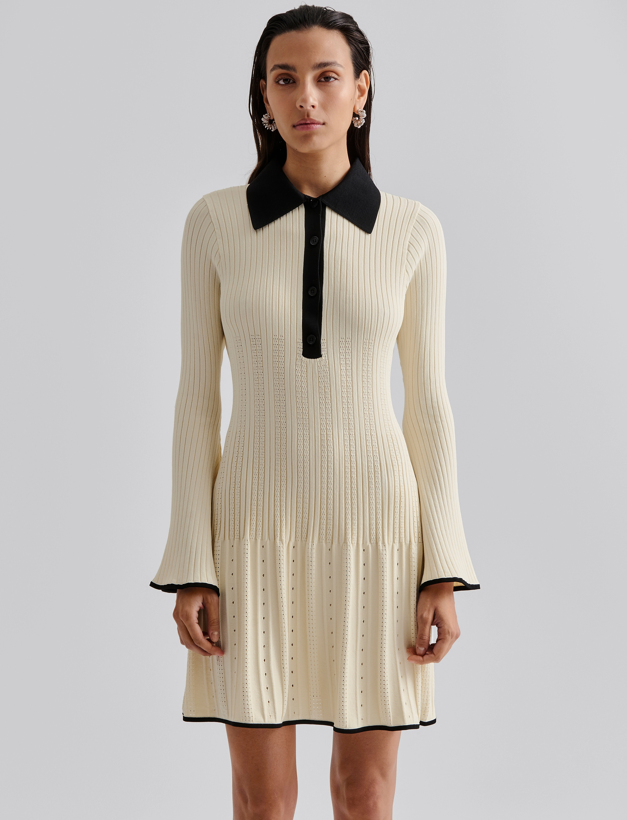 Sabine Pike Knitted Mini Dress 3