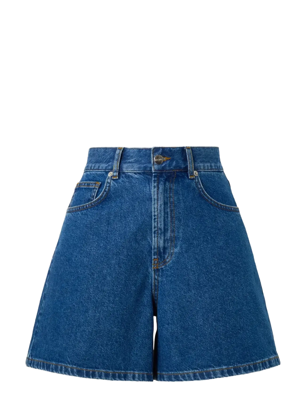 MALINA Solene High Rise Denim Shorts Blau - 40 - Damen