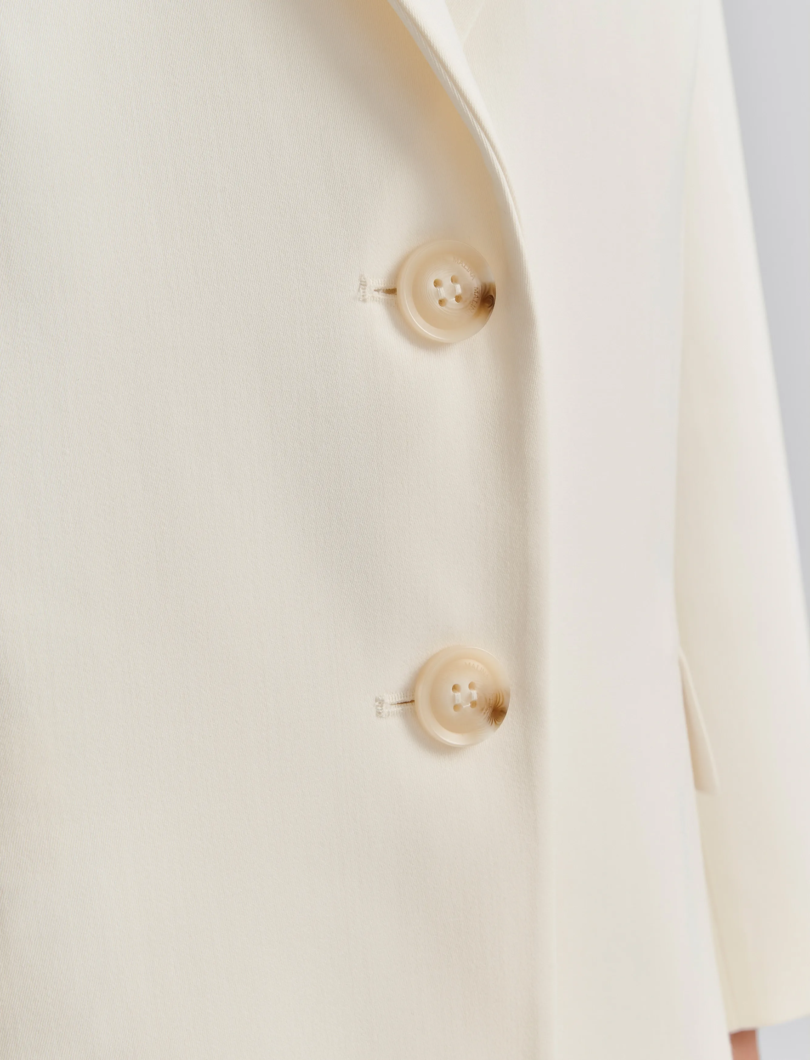 Malina - Hedda peak lapel blazer - white - 5