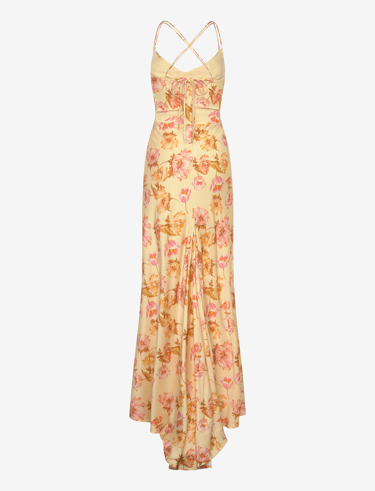 Malina - Cornelia slip maxi dress - lemon peony - 2