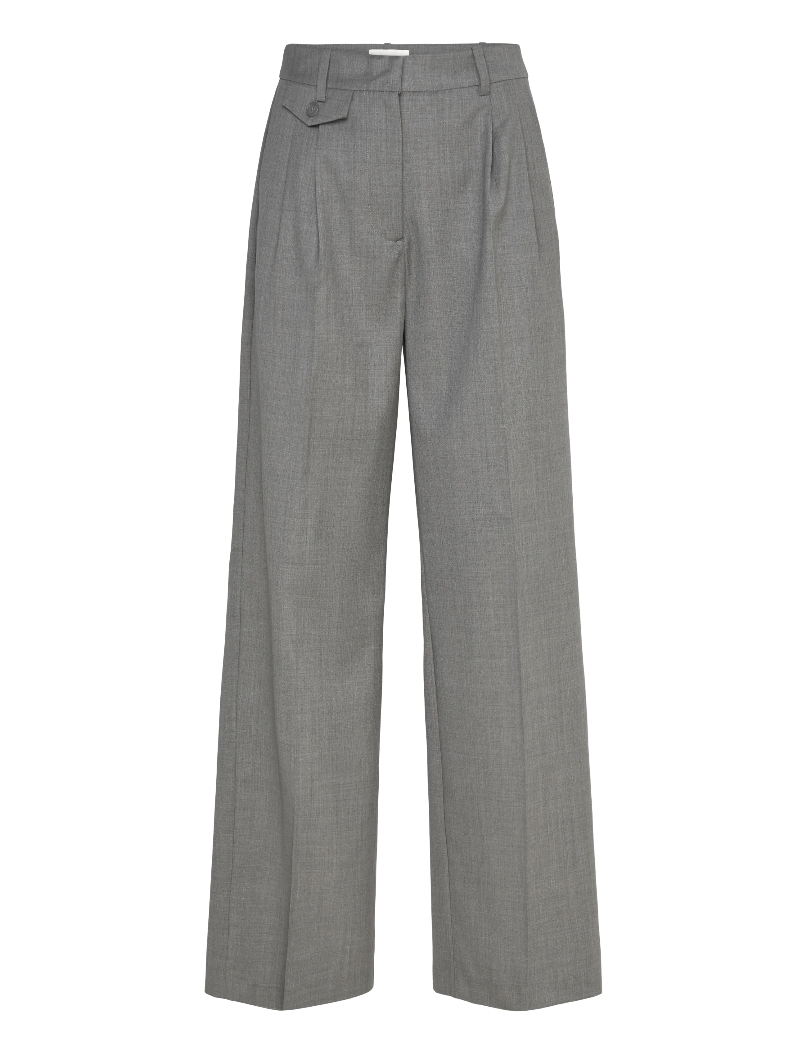 Malina Yana Tailored Wide Pants - Bukser - GREY / grey