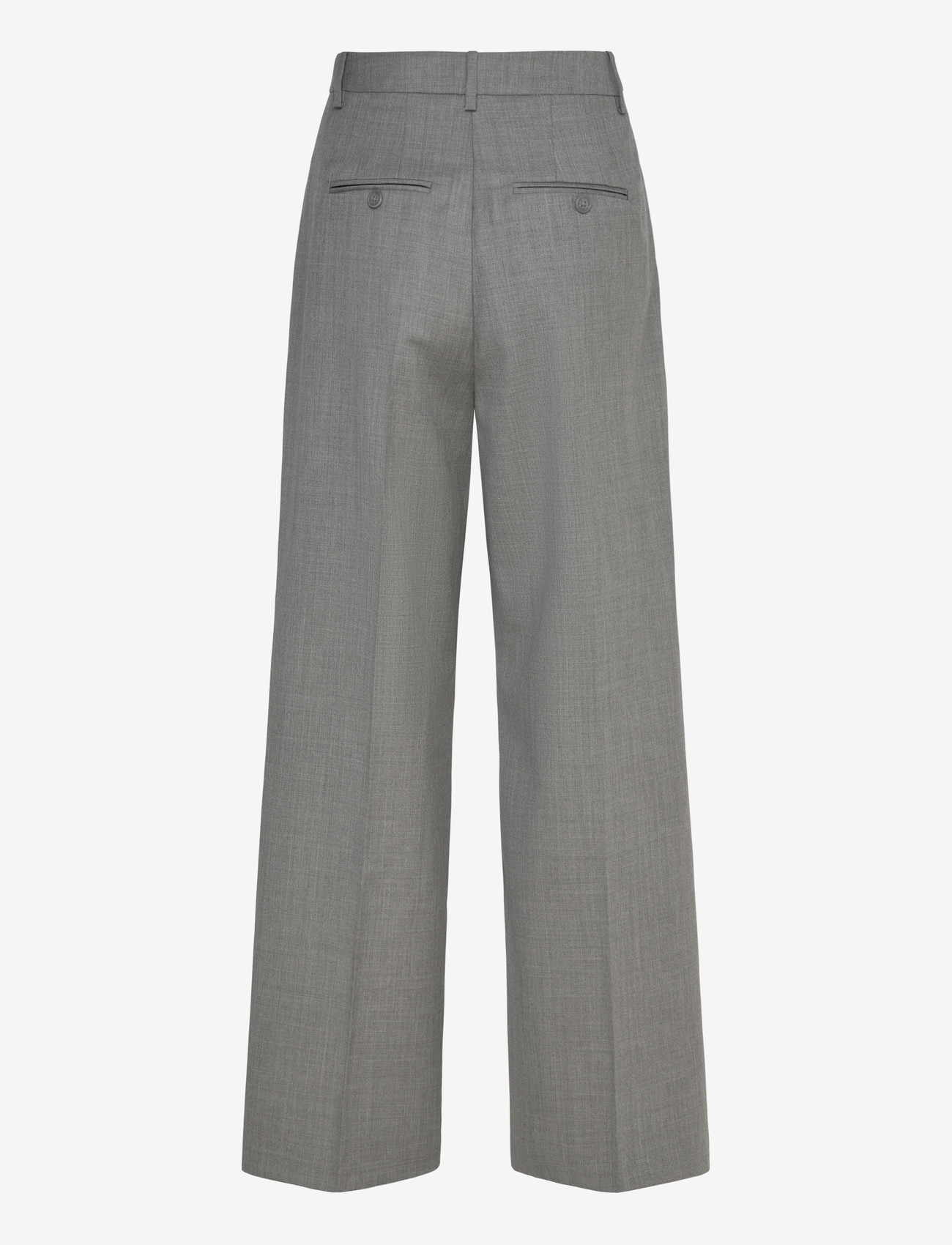 Malina - Yana Tailored Wide Pants - kostymbyxor - grey - 2