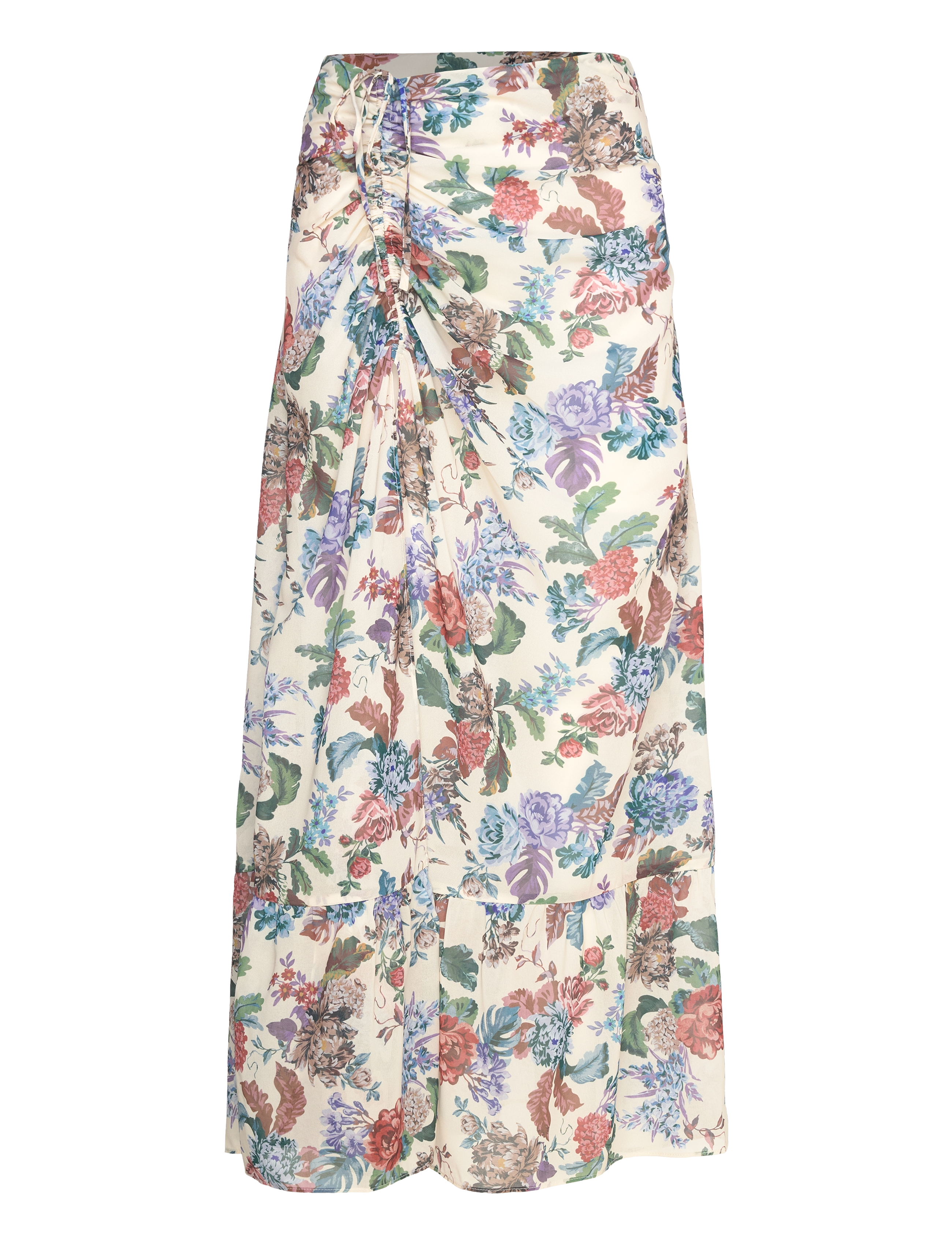 Malina Amandine side slits beach skirt - Malina - BOTANIC FLORALS / multi