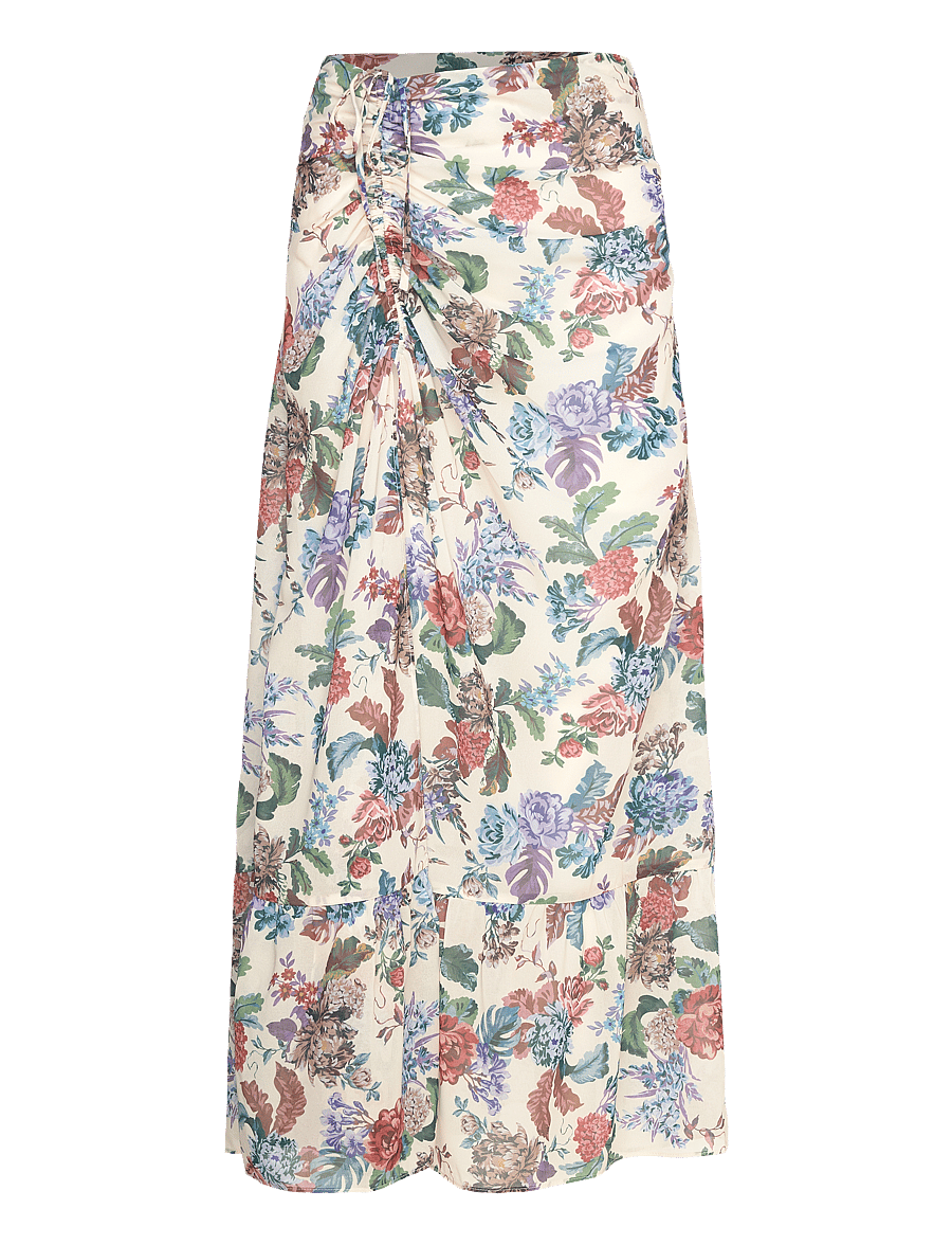 Malina - Amandine side slits beach skirt - midi-röcke - botanic florals - 1