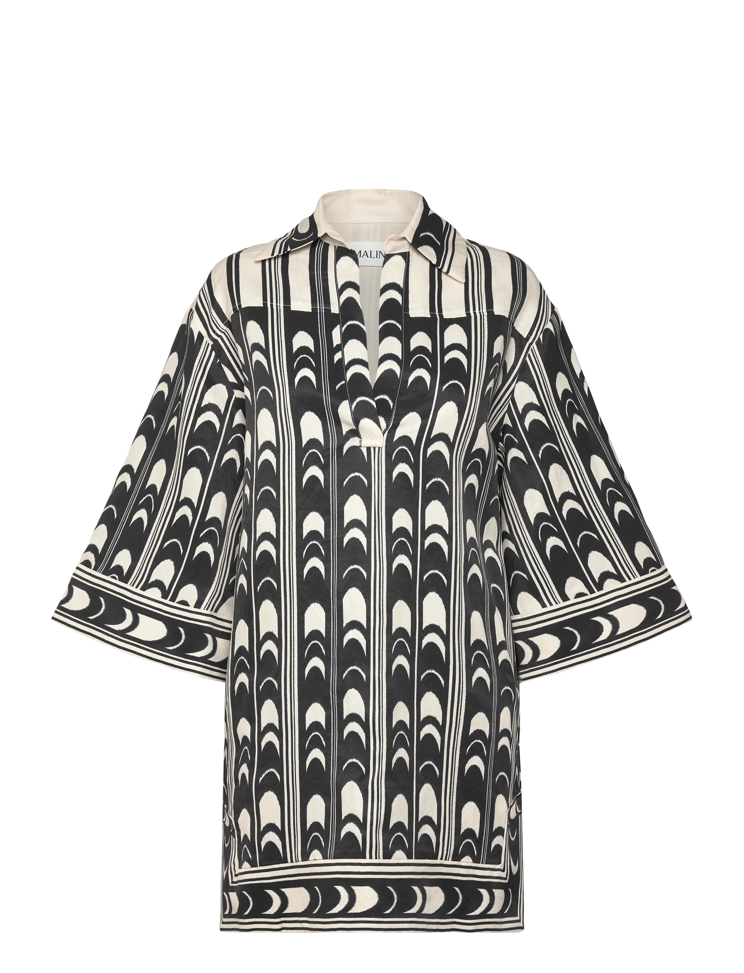 MALINA Imogen Tunika Mini Kleid Schwarz - 36 - Damen