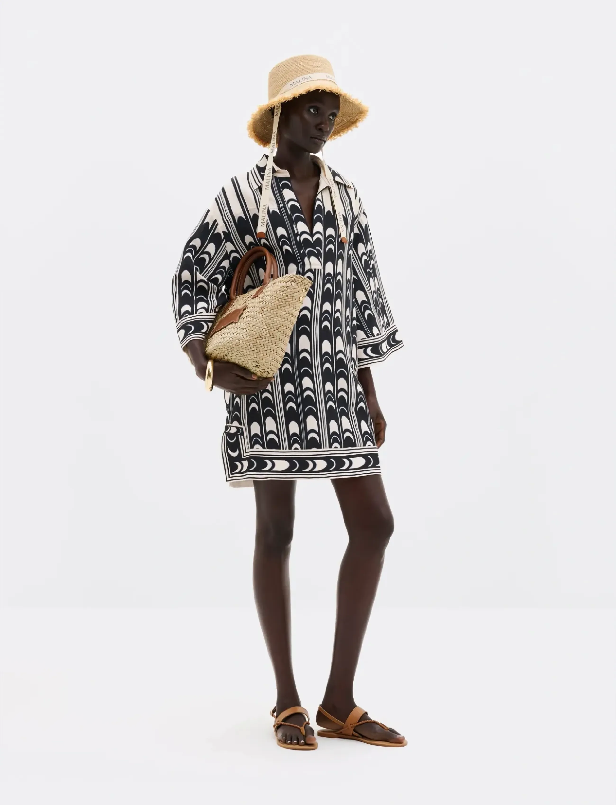 MALINA Imogen Tunic Mini Dress klänningar dam – bild 3