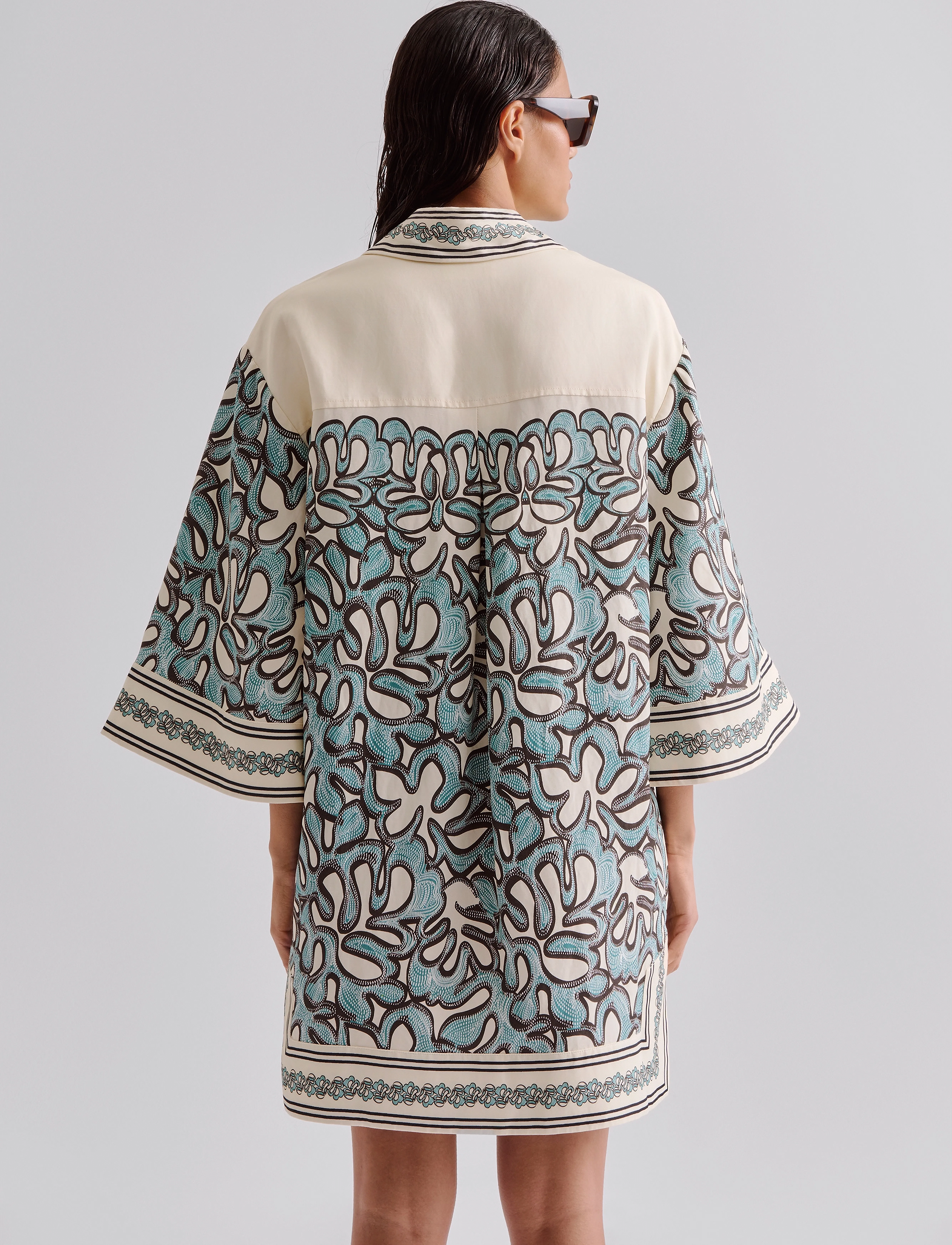 Malina - Imogen tunic Mini dress - korte kjoler - ocean corals - 5