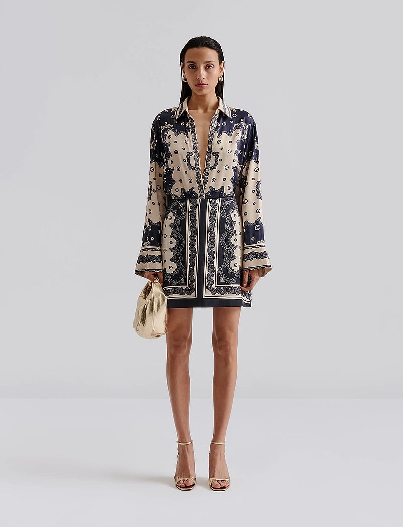 Malina - Tayla a-line mini skirt - kurze röcke - bandana - 0