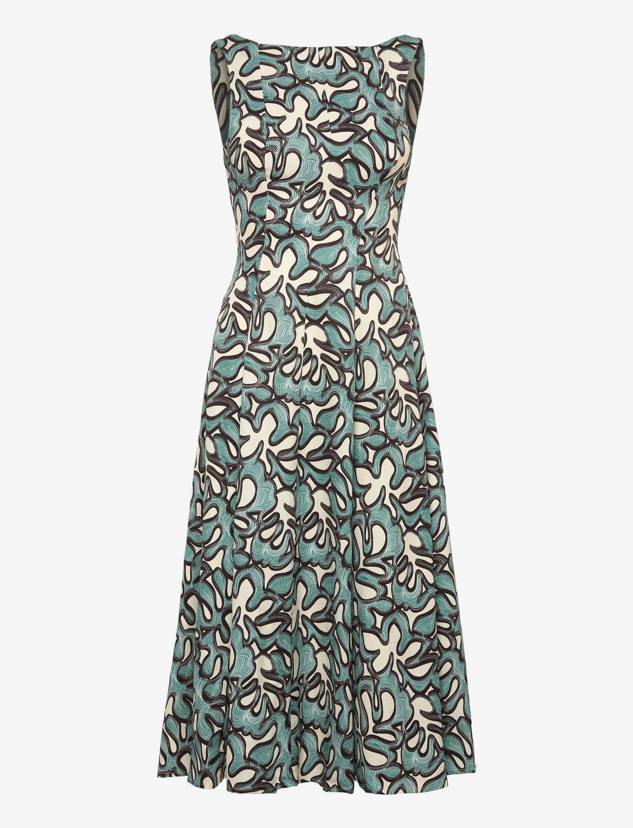 Malina - Xenia Panel Midi Dress - midi kjoler - ocean corals - 1