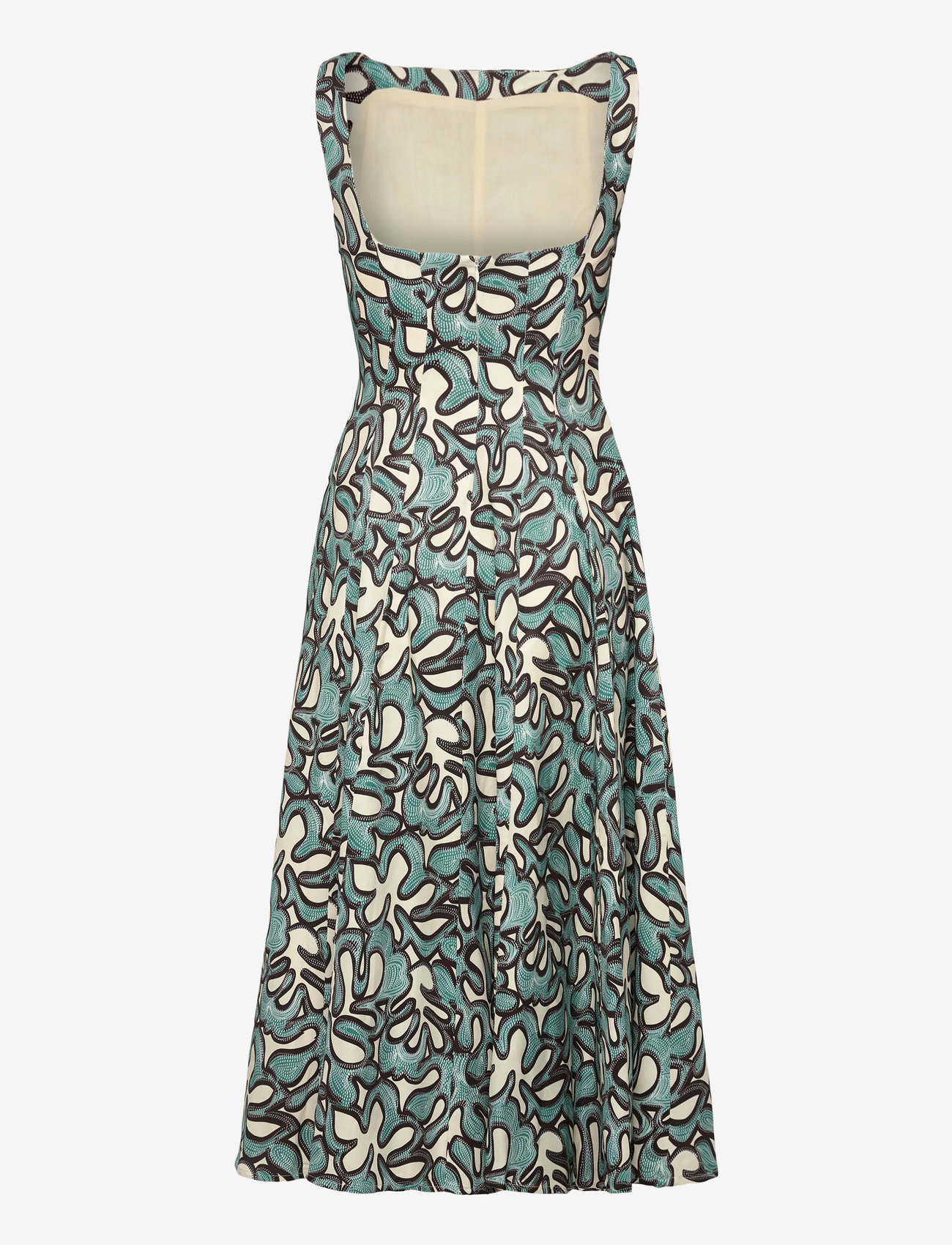 Malina - Xenia Panel Midi Dress - midi kjoler - ocean corals - 2