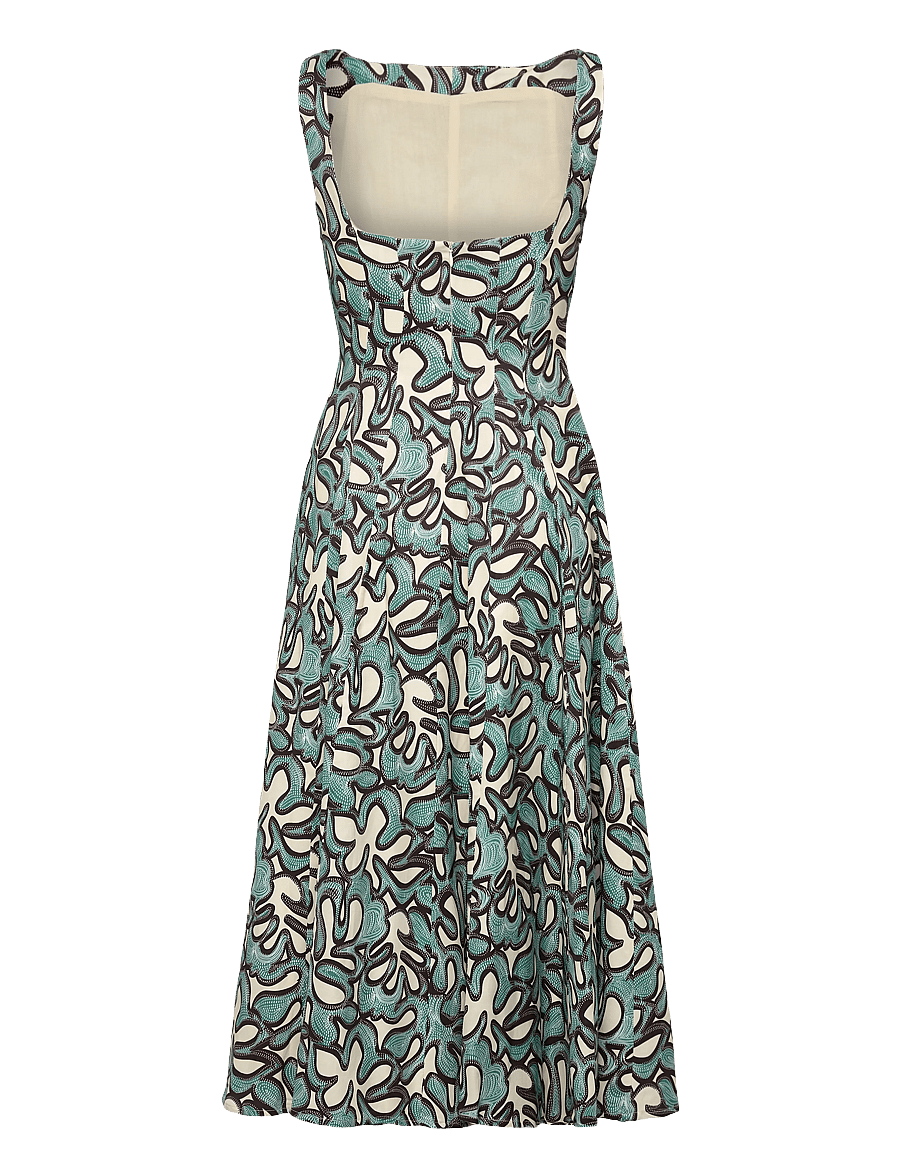 Malina - Xenia Panel Midi Dress - midikleider - ocean corals - 2
