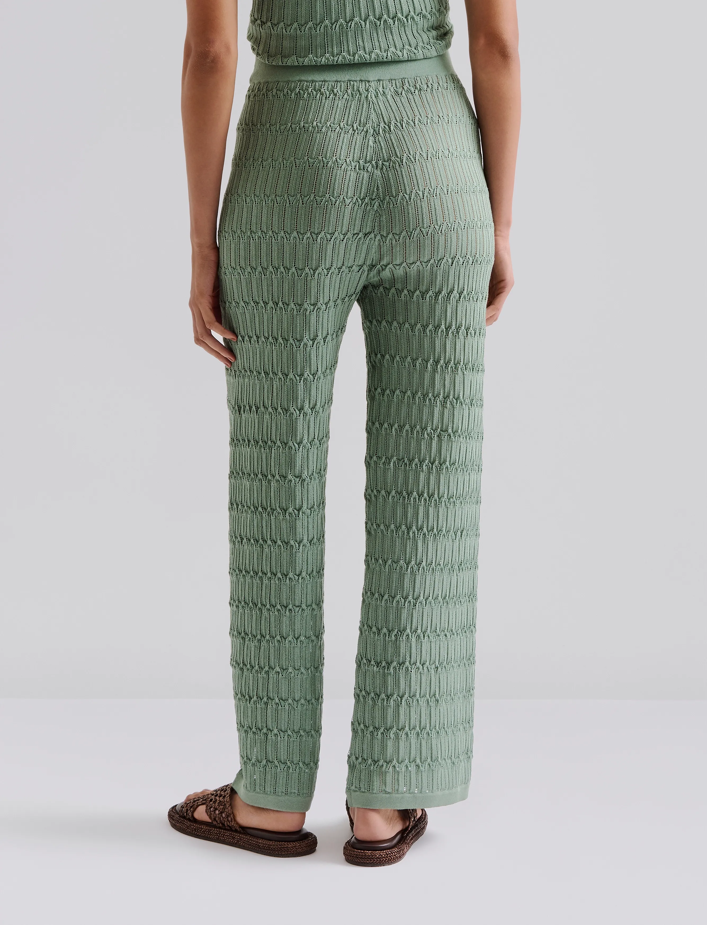 Martina Wide Structure Knitted Pants 2