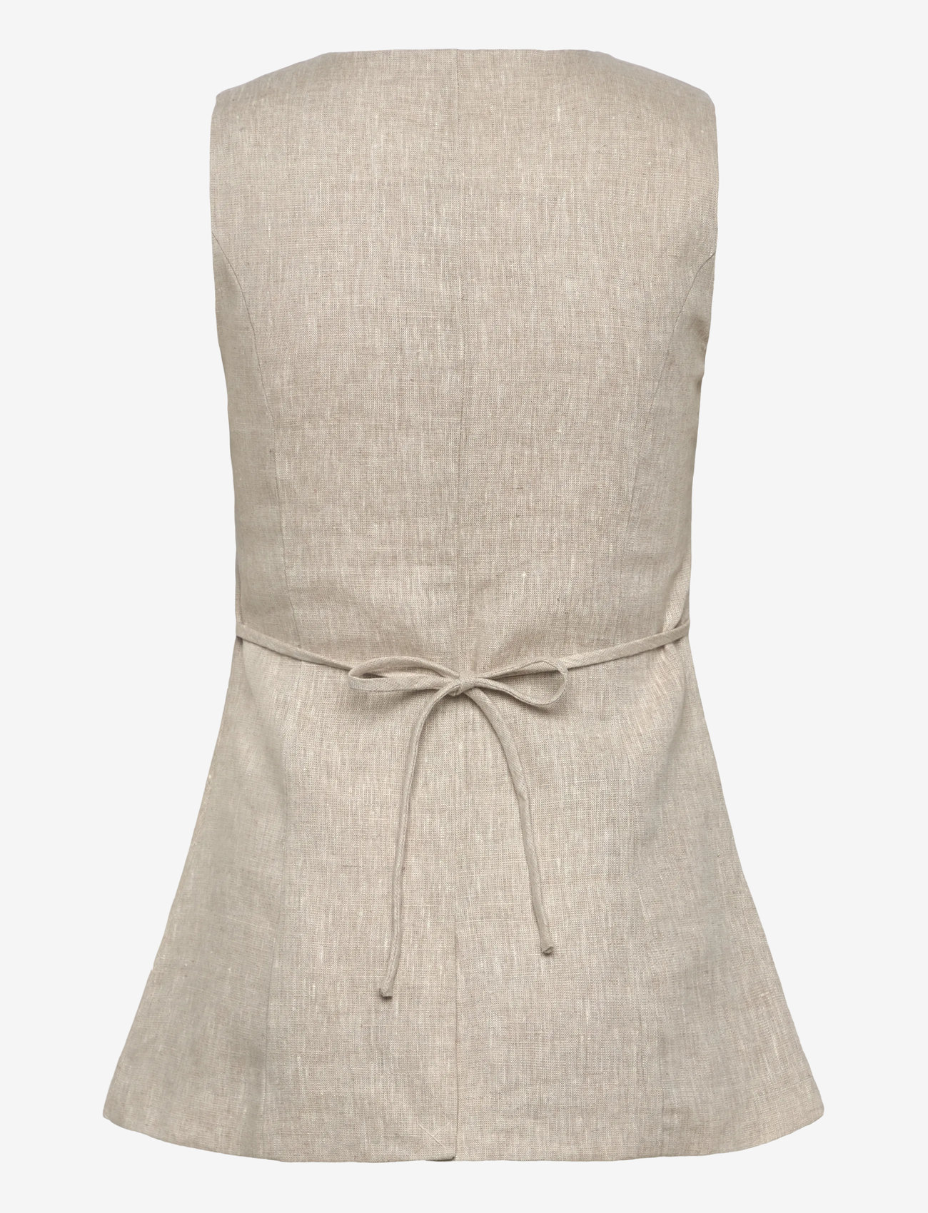 Malina - Cielo Linen Vest - varrukateta jakid - sand - 1
