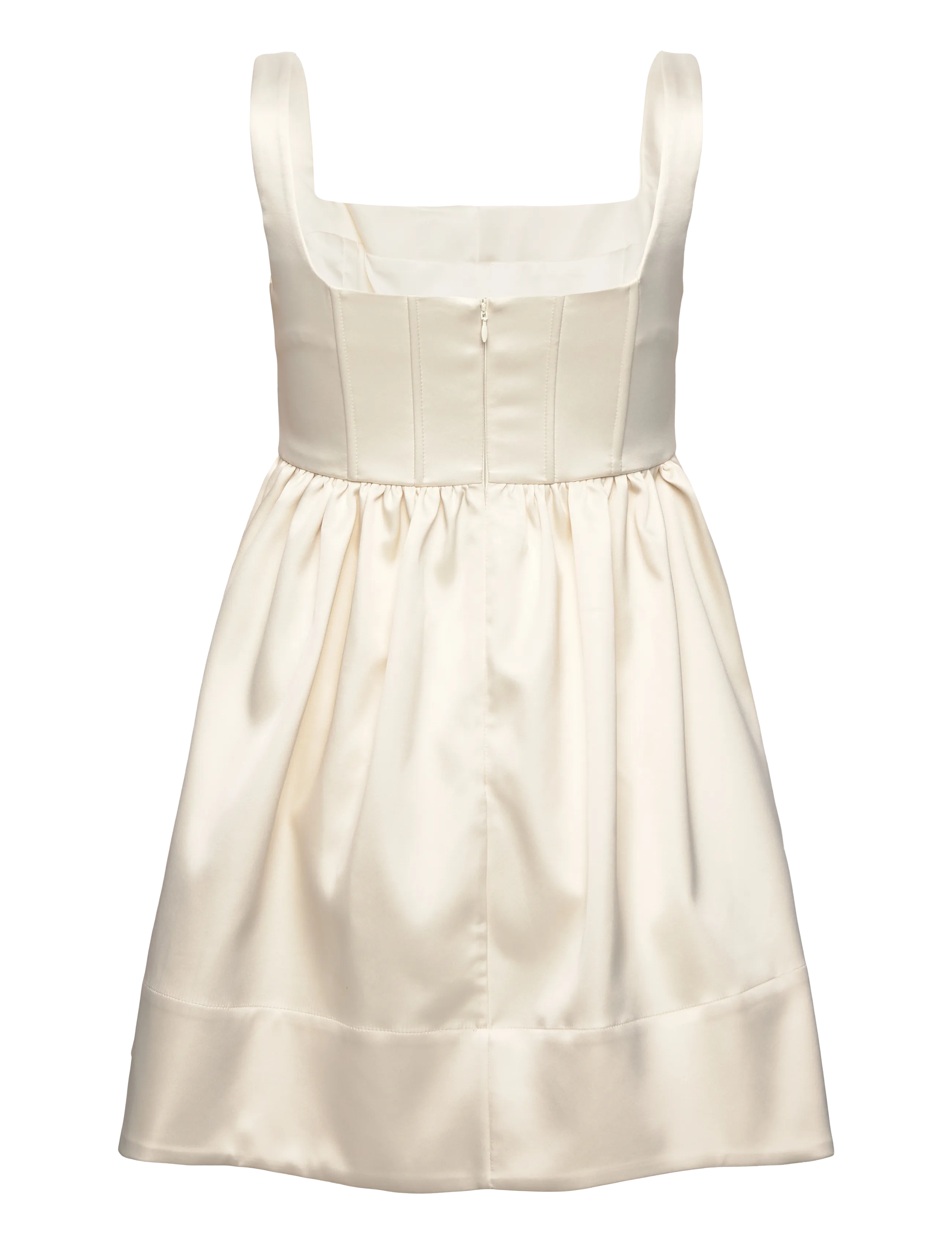 Malina - Livia Drop Waist Mini Dress - robes de fête - vanilla - 2