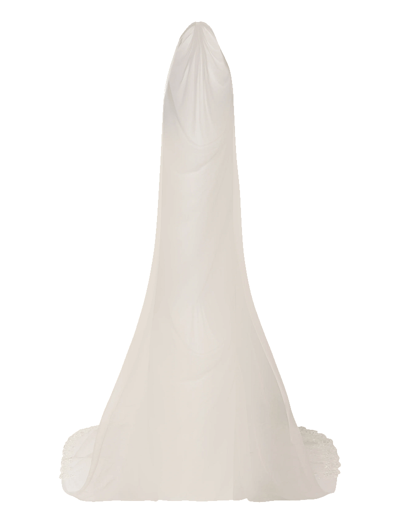 Malina - Lace trimmed cathedral veil - brudekjoler - ivory - 1