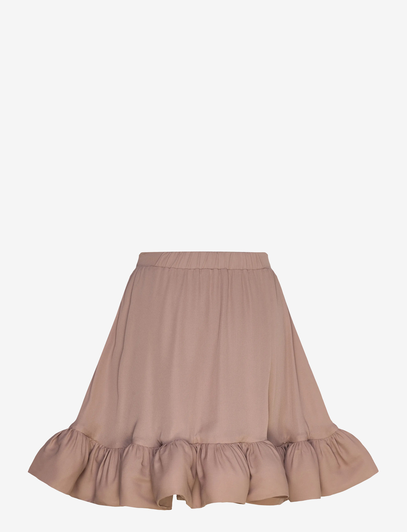 Malina - Cori Ruffled Hem Mini Skirt - kurze röcke - taupe - 1