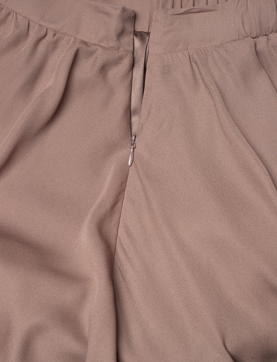Malina - Cori Ruffled Hem Mini Skirt - kurze röcke - taupe - 2