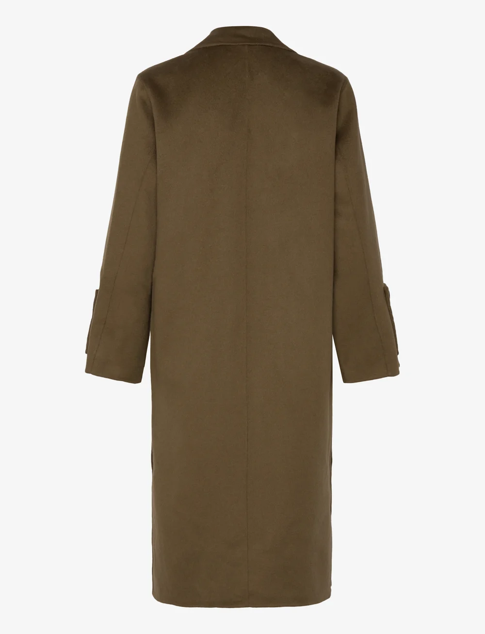 Malina - Elelia Cuff Detailed Wool Cashmere Silk coat - wollen jassen - olive - 2