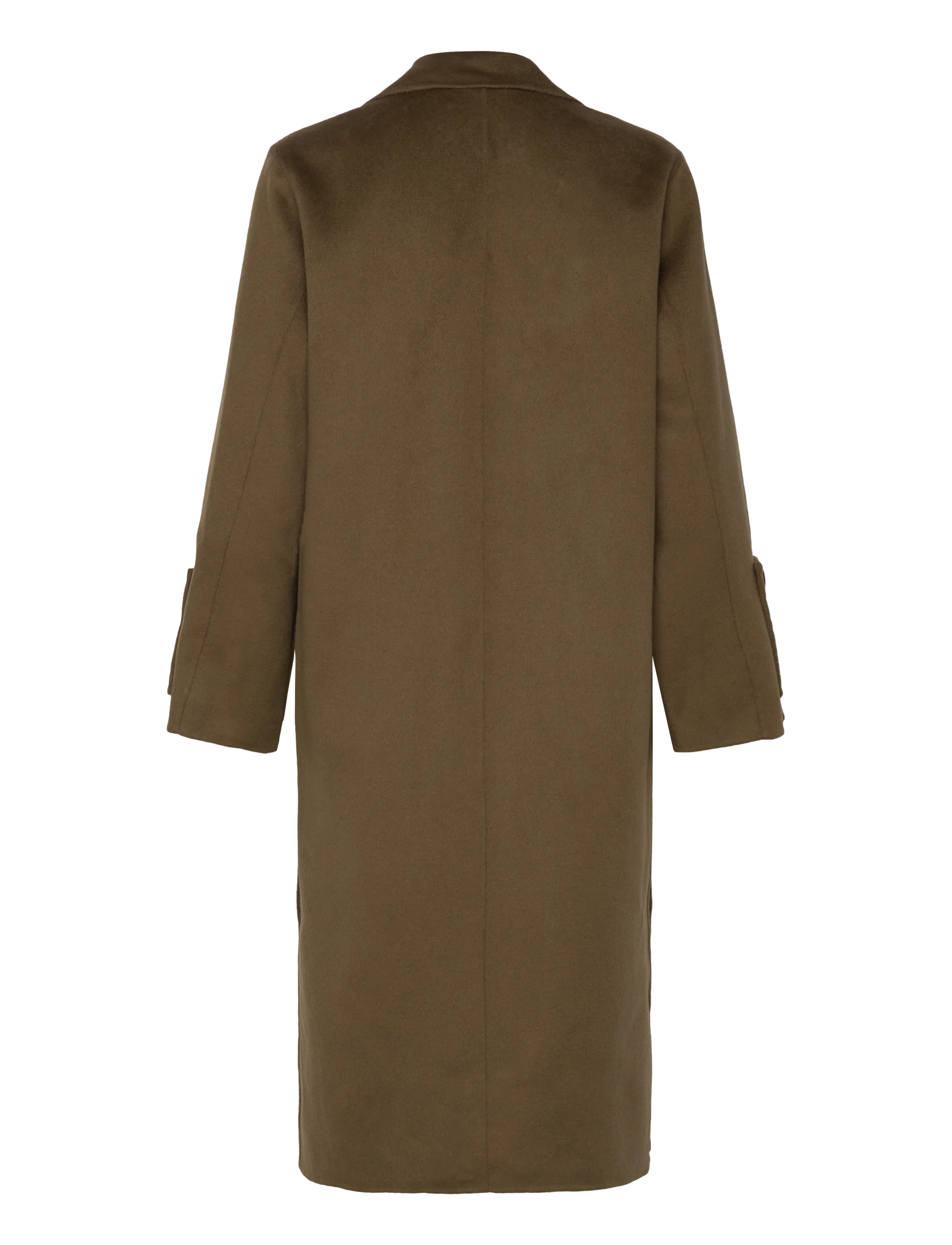 Malina - Elelia Cuff Detailed Wool Cashmere Silk coat - winterjacken - olive - 2