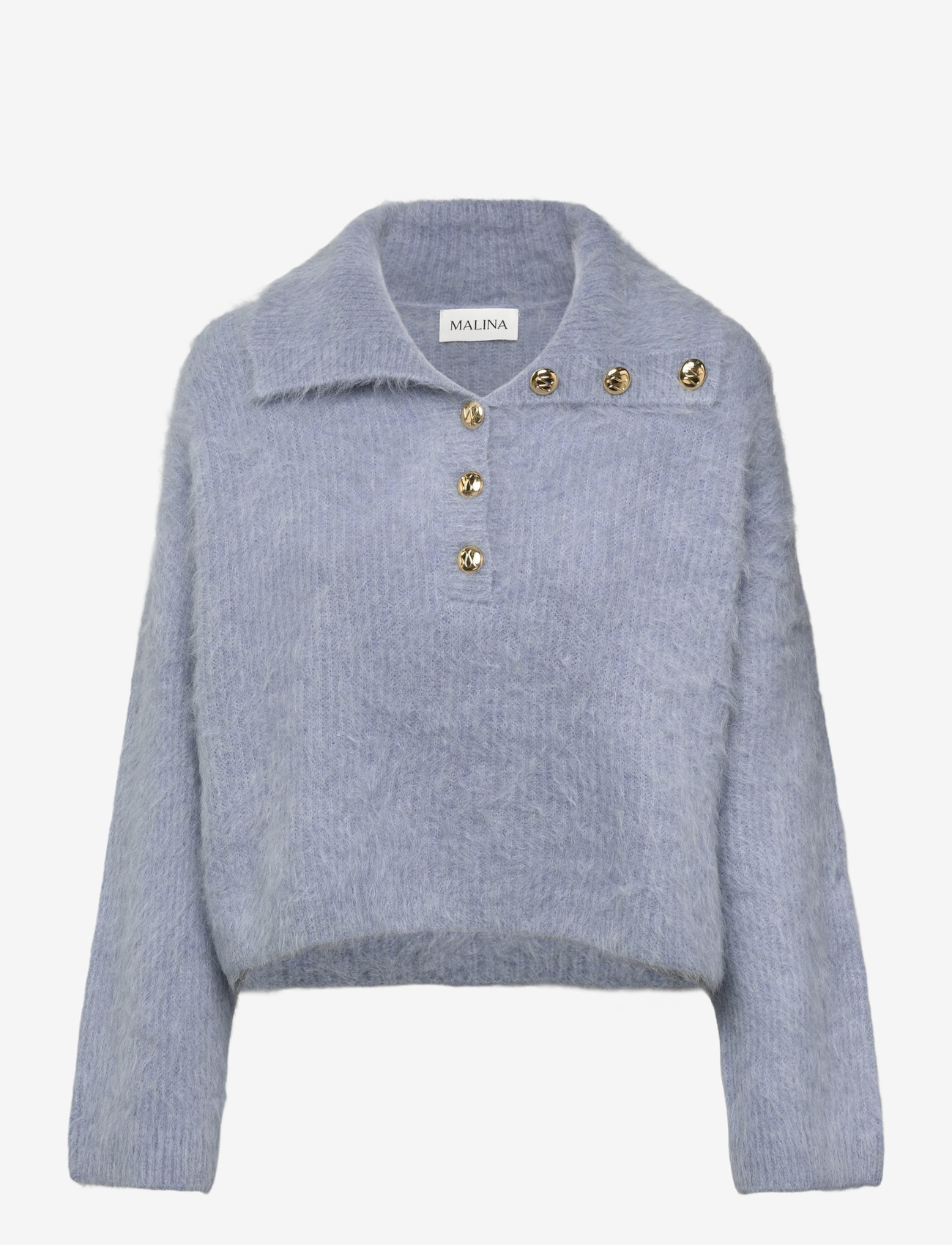 Malina - Yselle Alpaca Blend Sweater - sviitrid - blue - 1