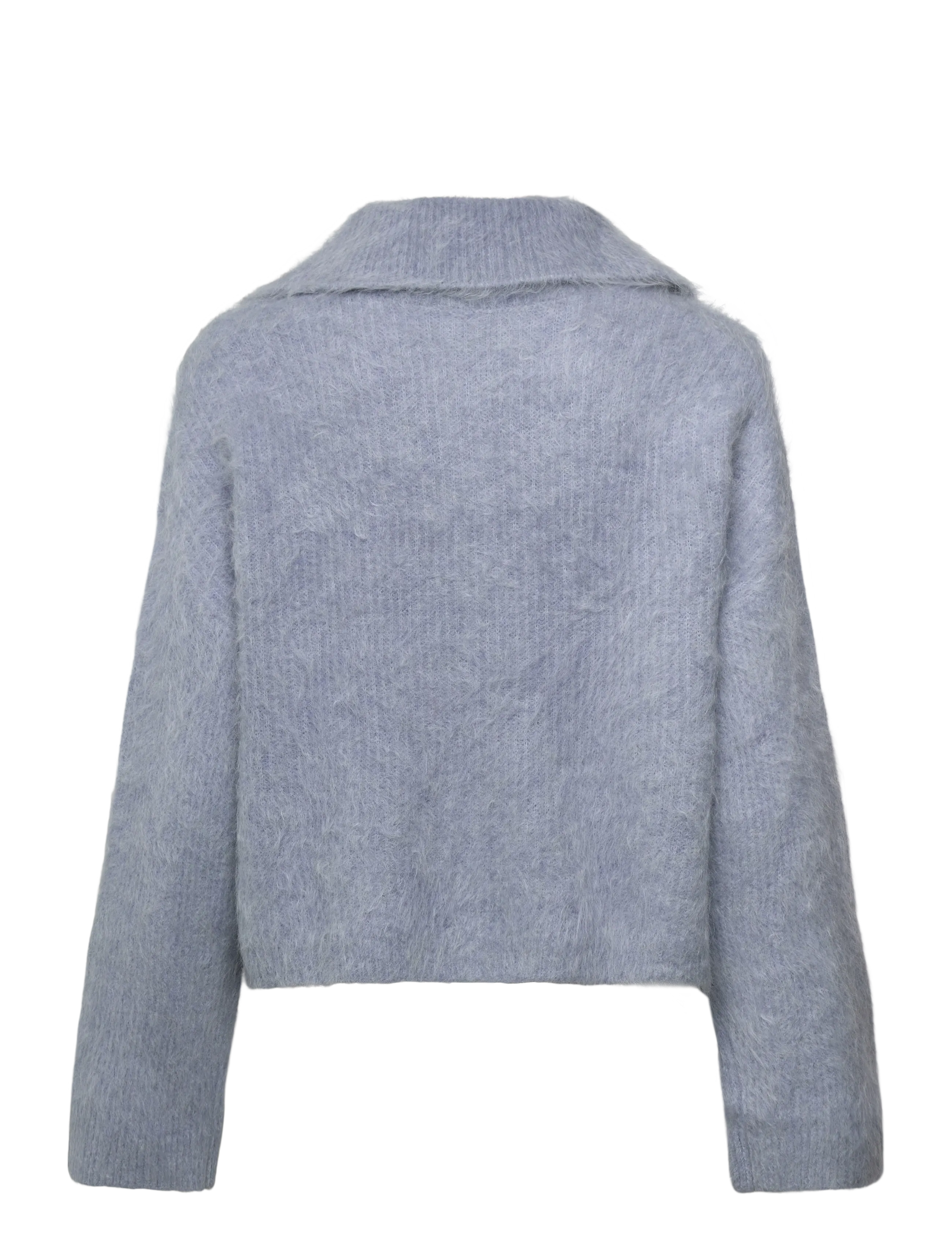 Malina - Yselle Alpaca Blend Sweater - megztiniai - blue - 2