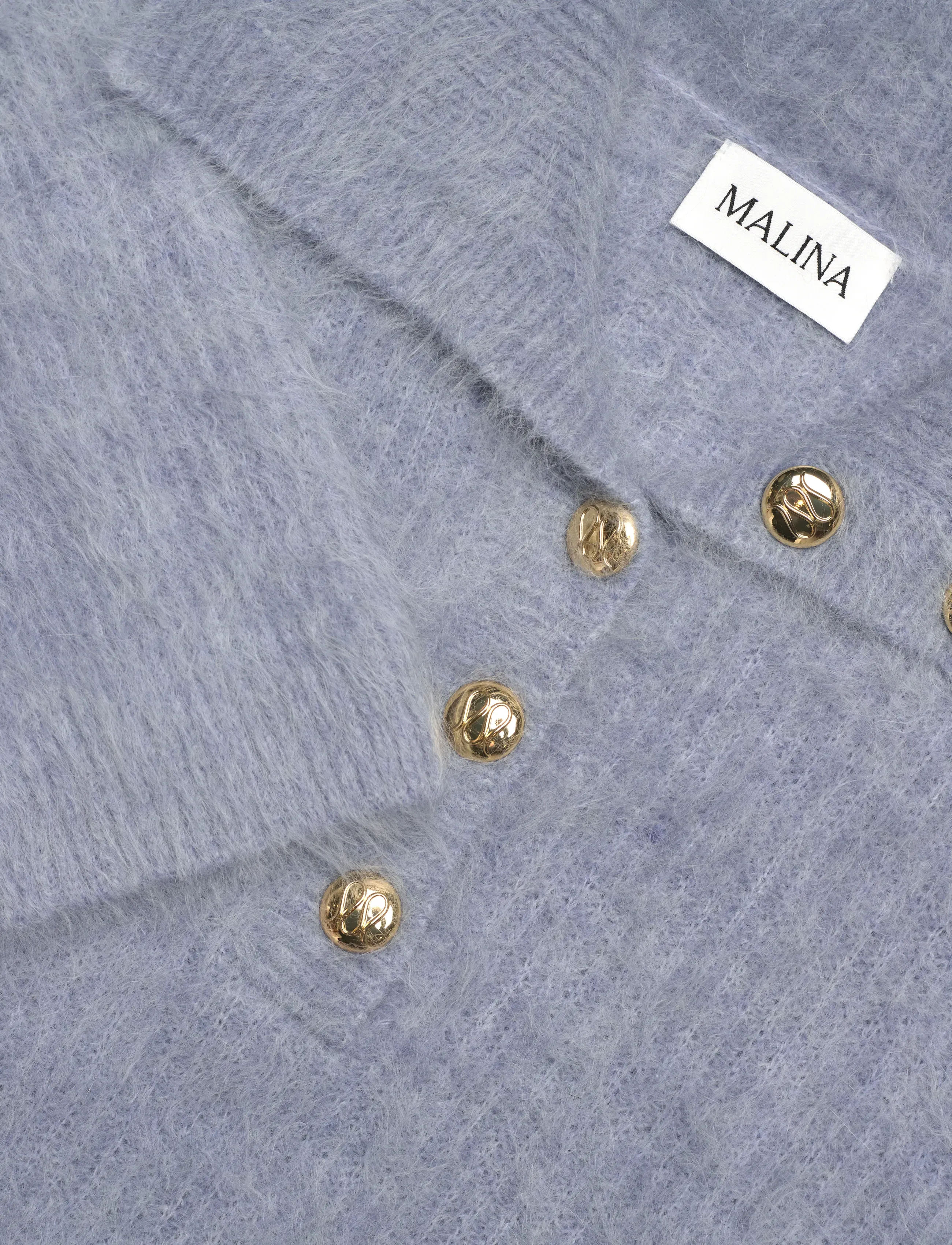 Malina - Yselle Alpaca Blend Sweater - megztiniai - blue - 5