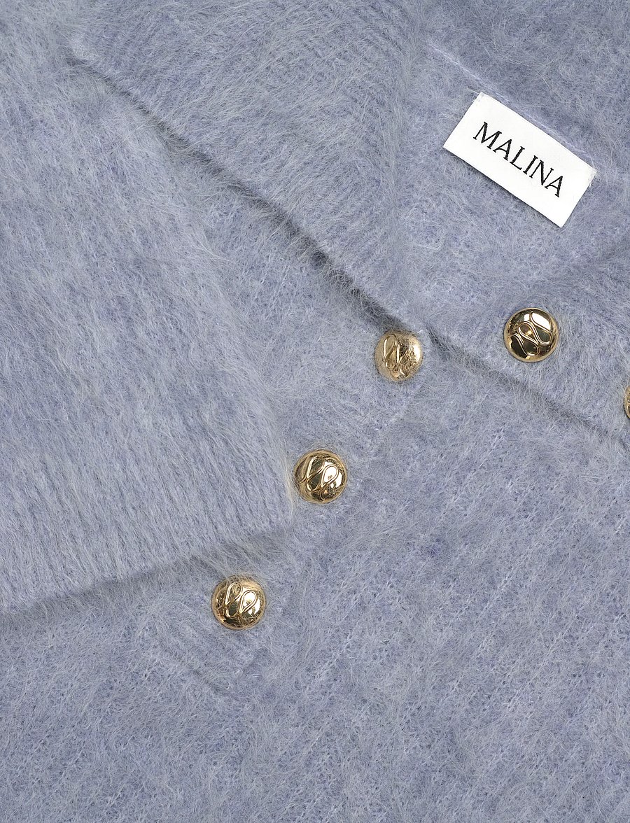 Malina - Yselle Alpaca Blend Sweater - sviitrid - blue - 5