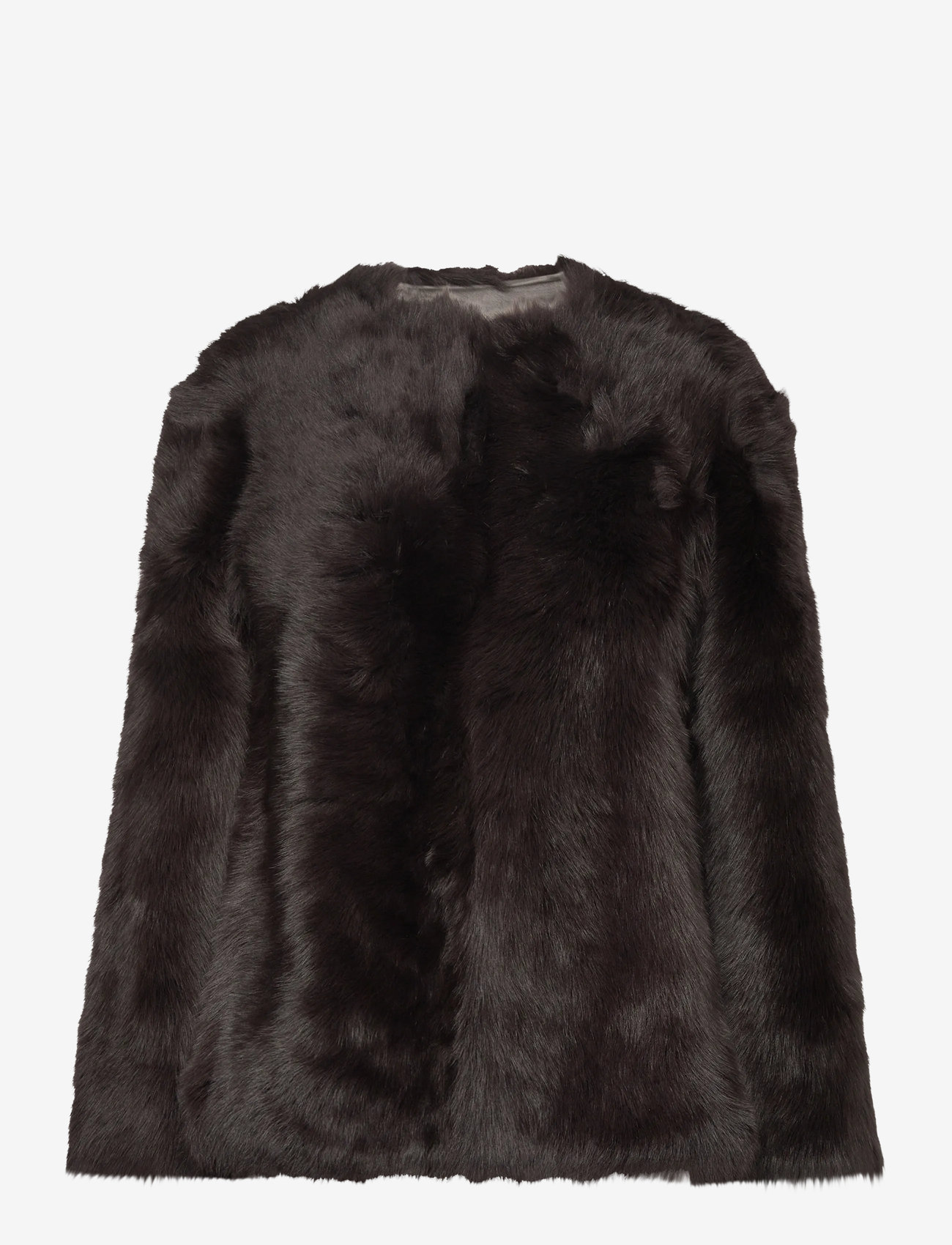 Malina - Jana Shearling Jacket - jackor - black - 1