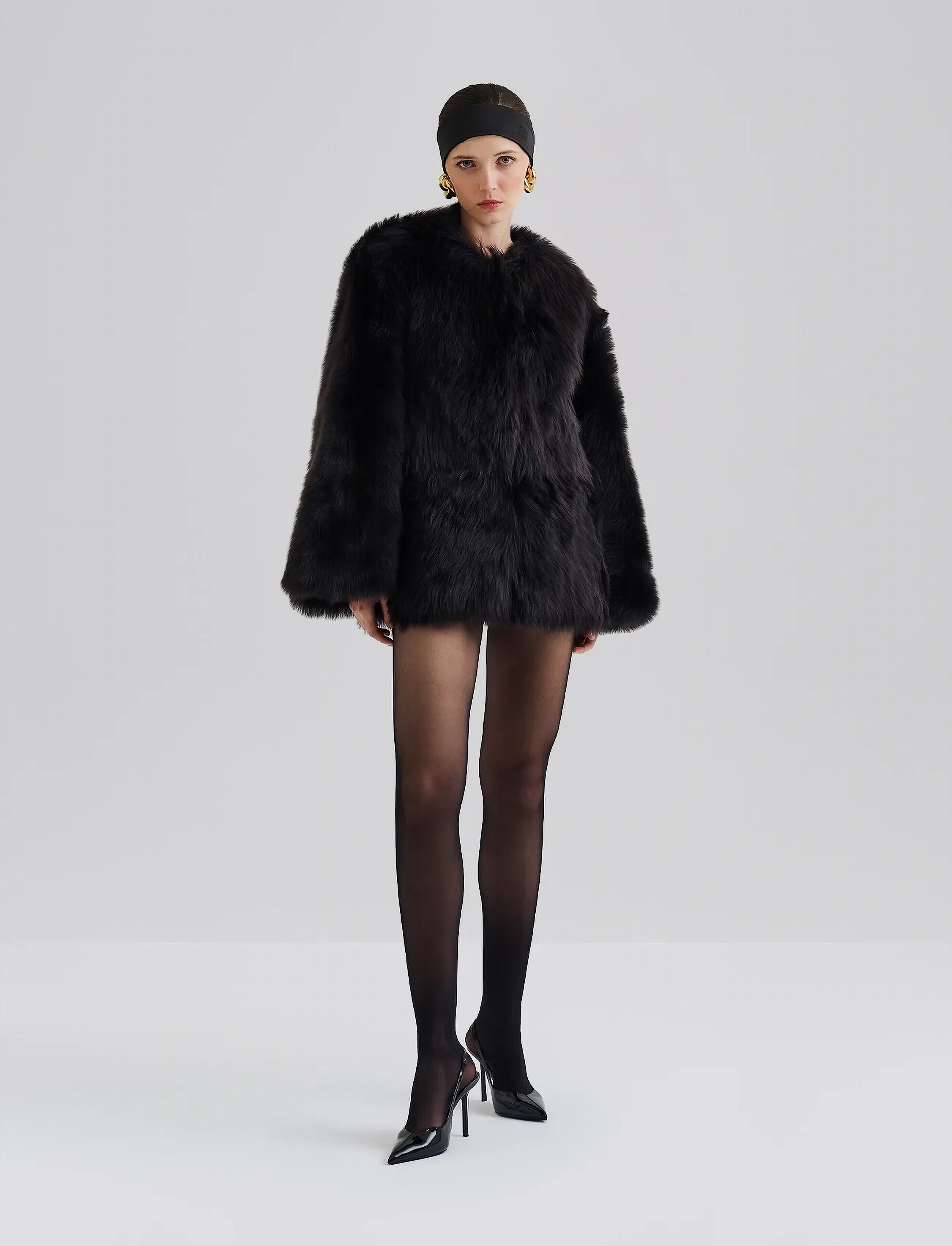 Malina Jana Shearling Jacket, Kvinder, Shearling Jakke, Brun, Str: 36
