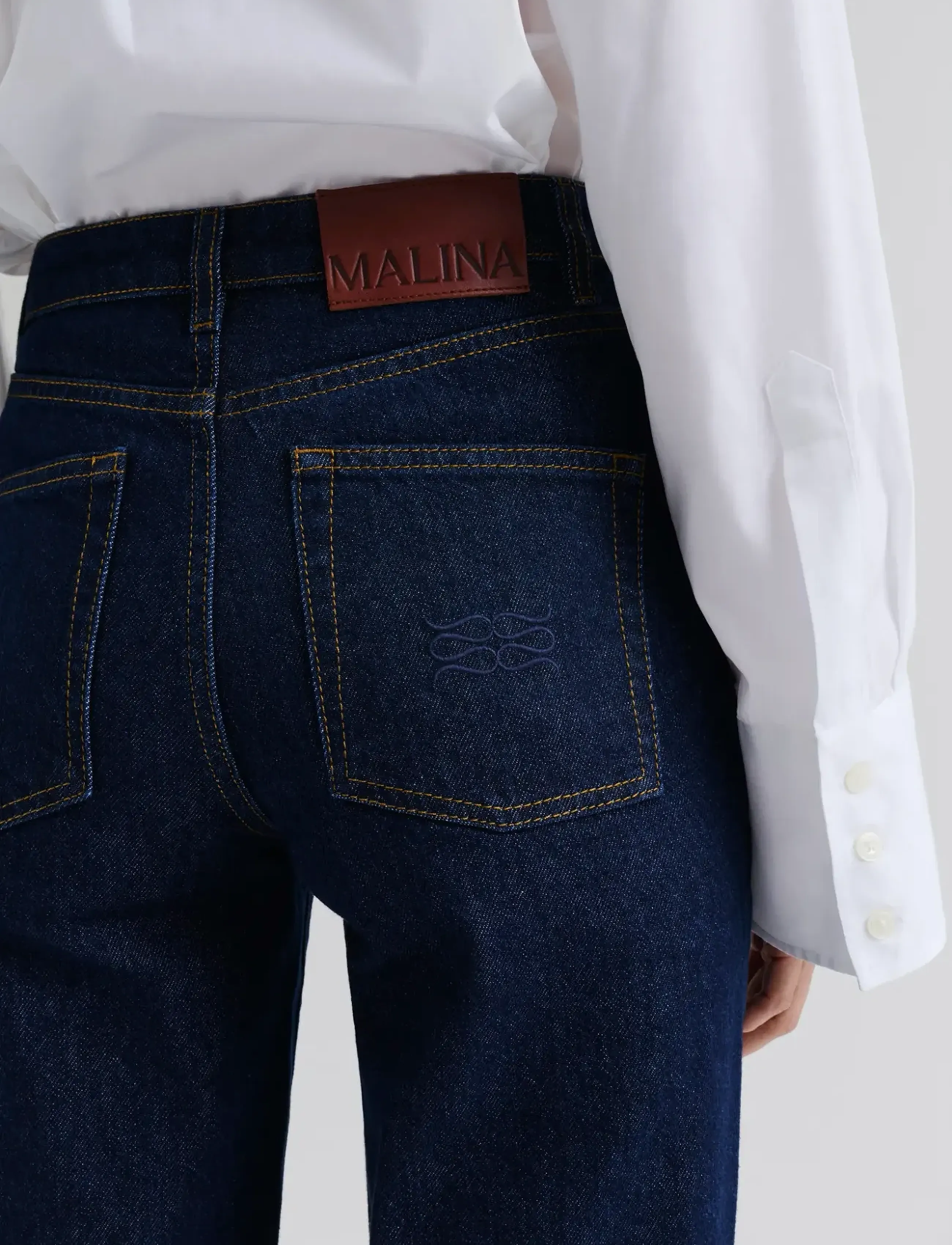 Malina - Classic Straight Jeans - raka jeans - unwashed dark blue - 2