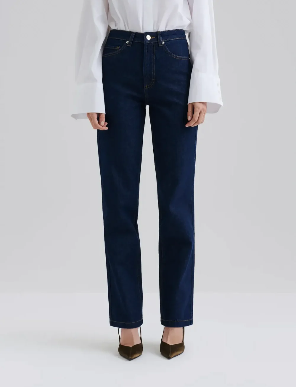 Malina - Classic Straight Jeans - proste dżinsy - unwashed dark blue - 3